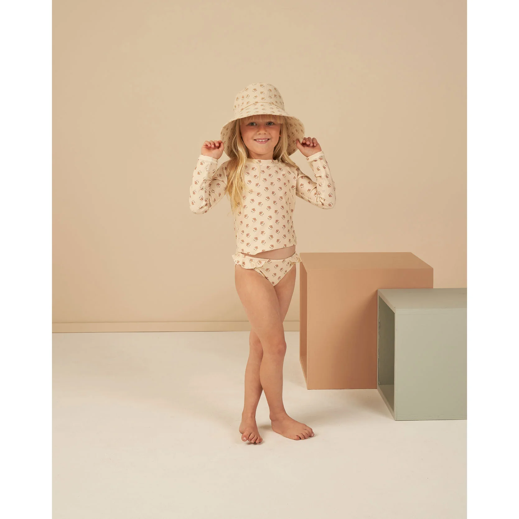 Rylee and Cru Vintage-Fleur Maryn Rash Guard Set - Vintage Fleur - Image 3
