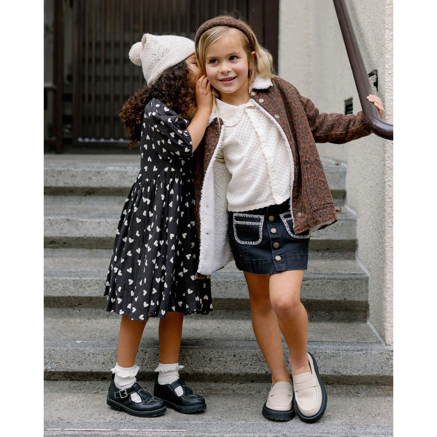 Rylee and Cru Washed Black Denver Mini Skirt - Image 2