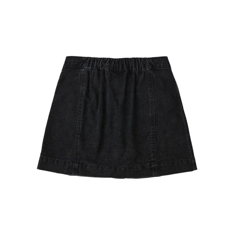 Rylee and Cru Washed Black Denver Mini Skirt - Image 3
