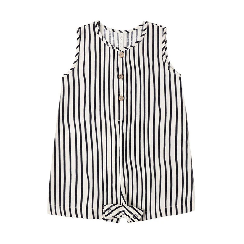 Rylee and Cru Wavy Stripe Mavrick Romper