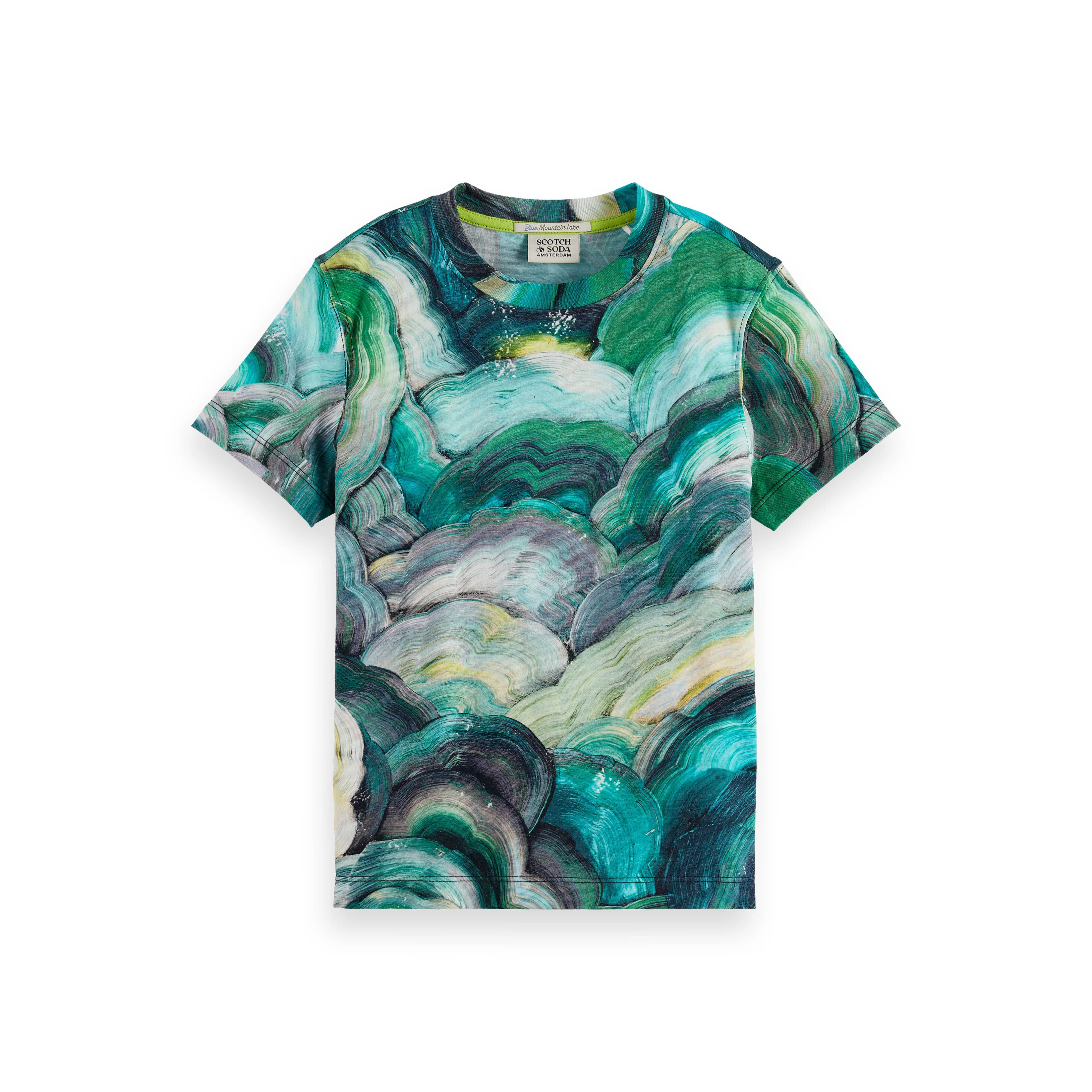 Scotch Shrunk Abstract Fungi Printed T-Shirt