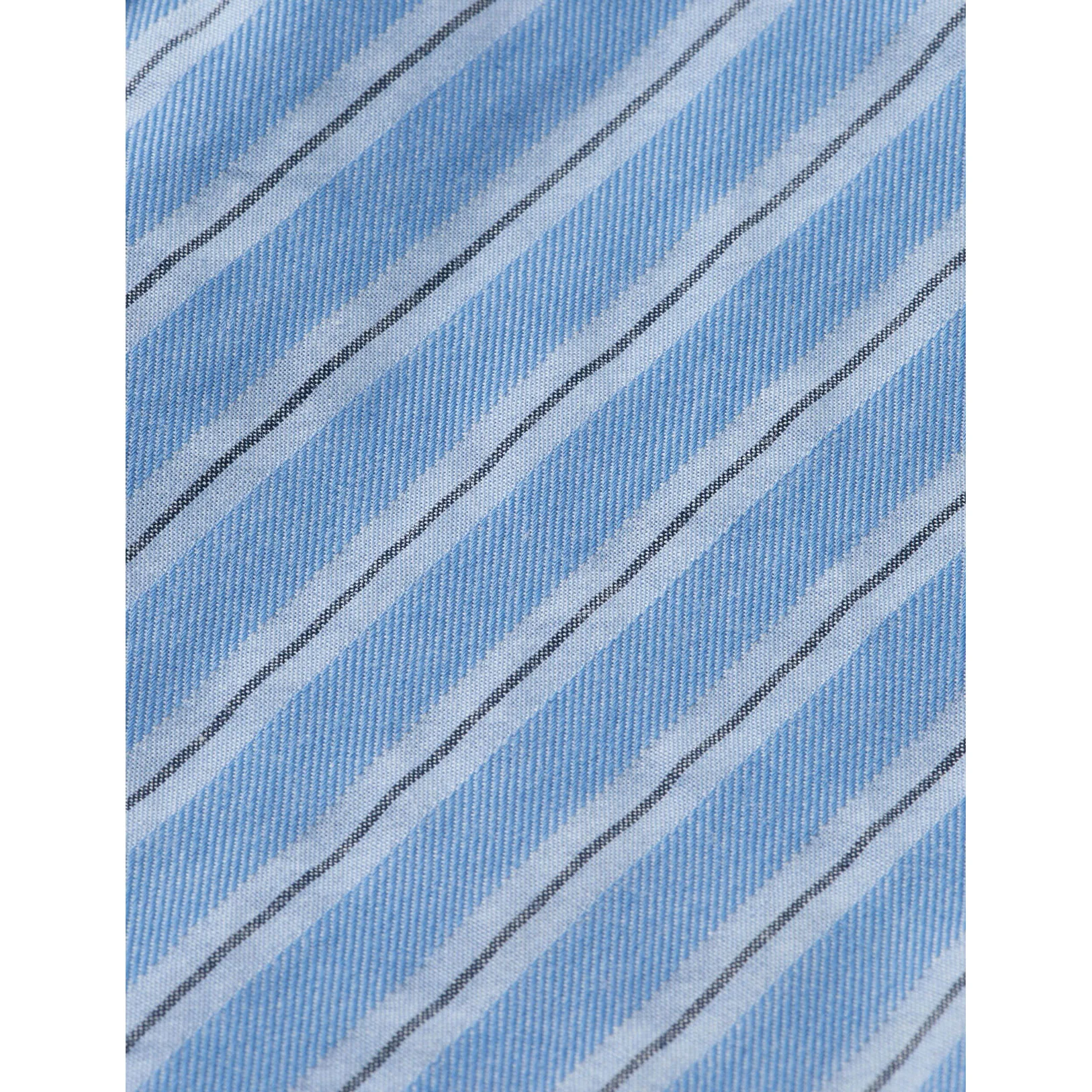 Scotch Shrunk Blue/ Agate Green Stripe Yarn-Dyed Shirt - Image 3