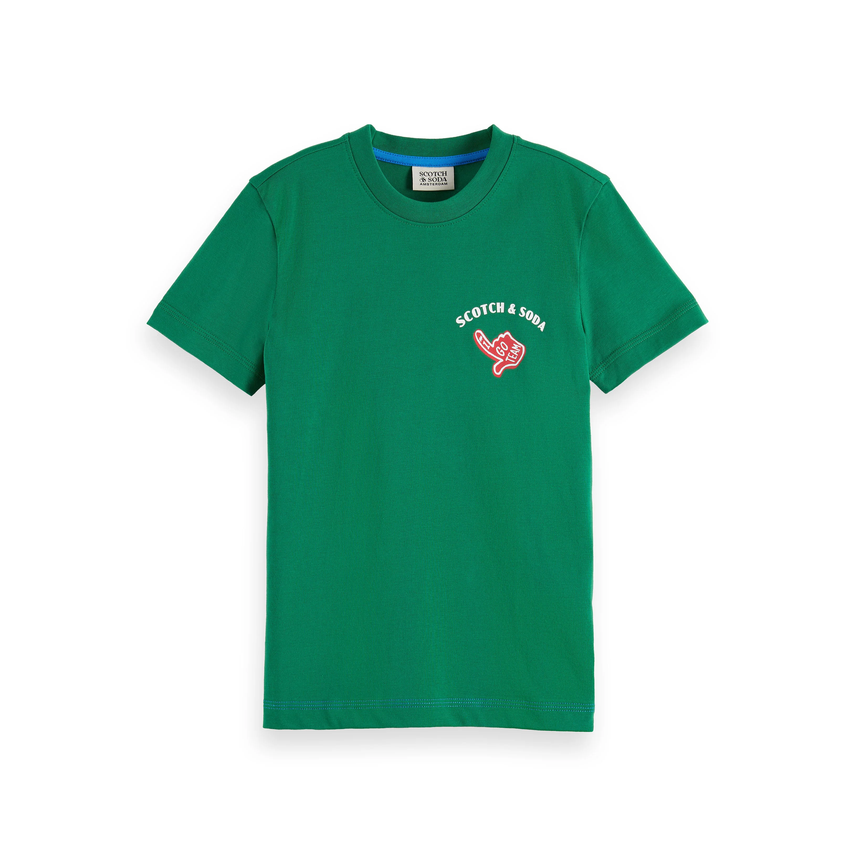 Scotch Shrunk Bright Green Artwork T-Shirt