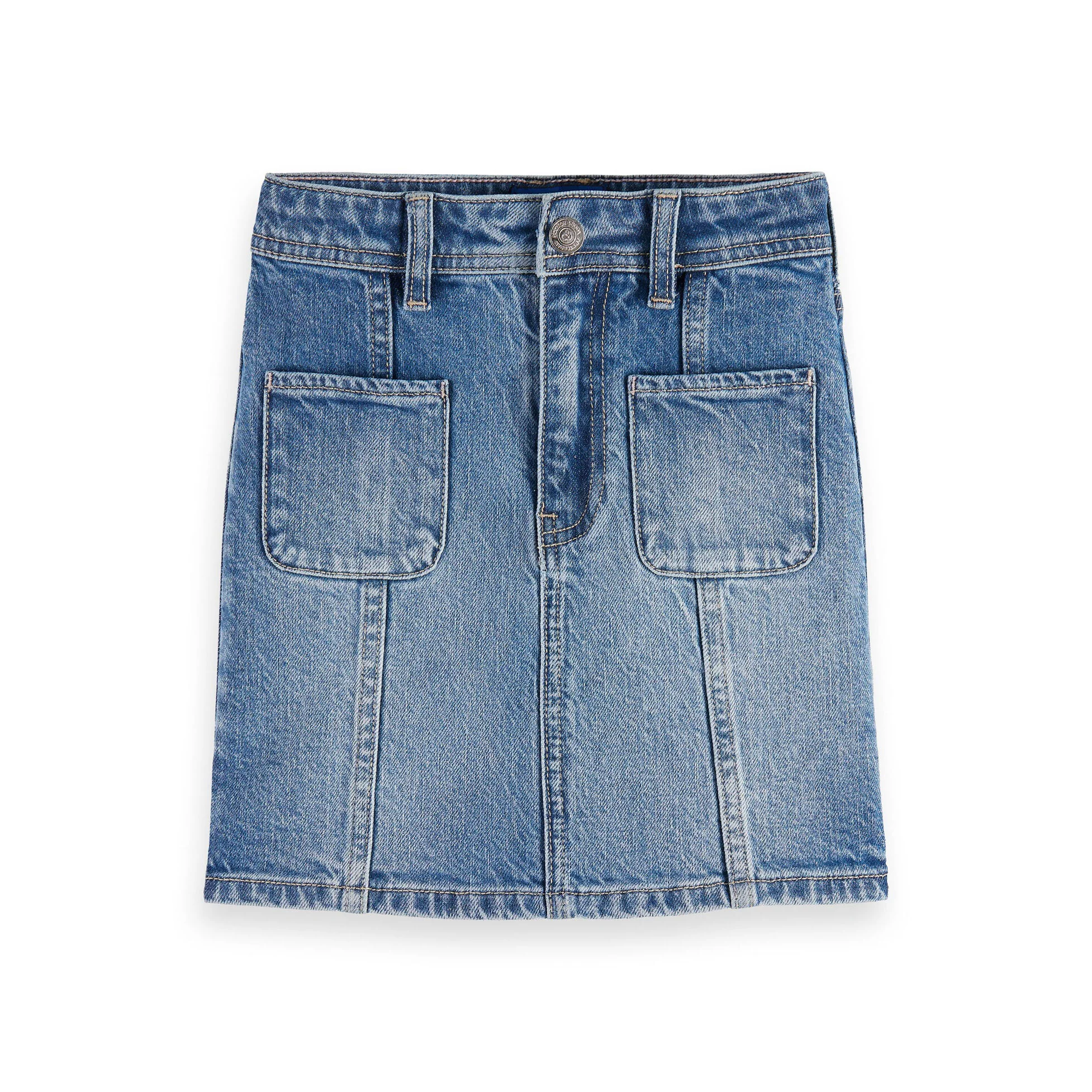 Scotch Shrunk Dreamcatch Denim Patch Pocket Skirt