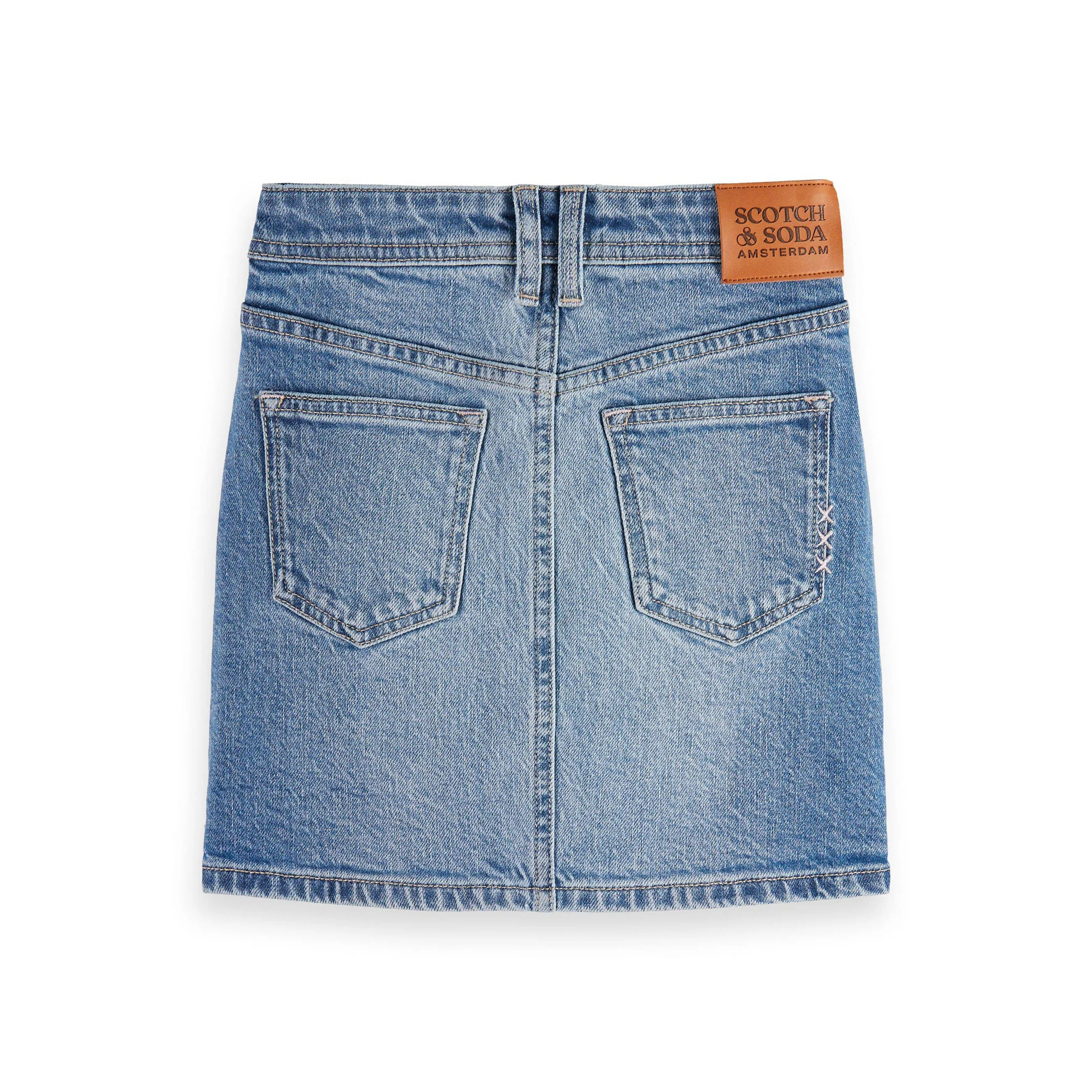 Scotch Shrunk Dreamcatch Denim Patch Pocket Skirt - Image 3