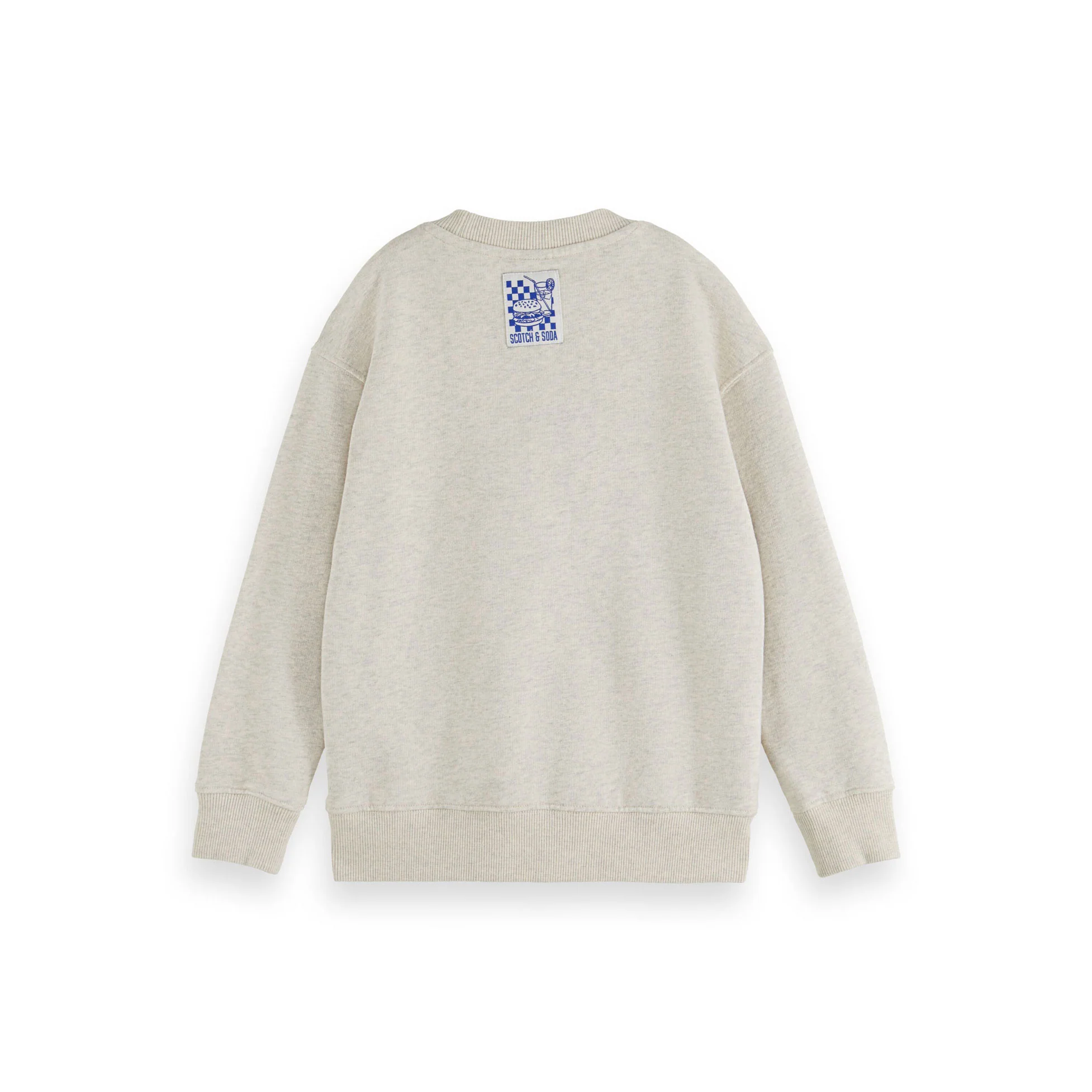 Scotch Shrunk Ecru Logo Carrier Crewneck - Image 3