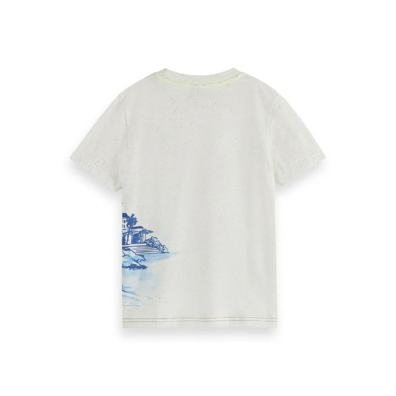 Scotch Shrunk Ecru Printed Relaxed Fit Tee - Image 2