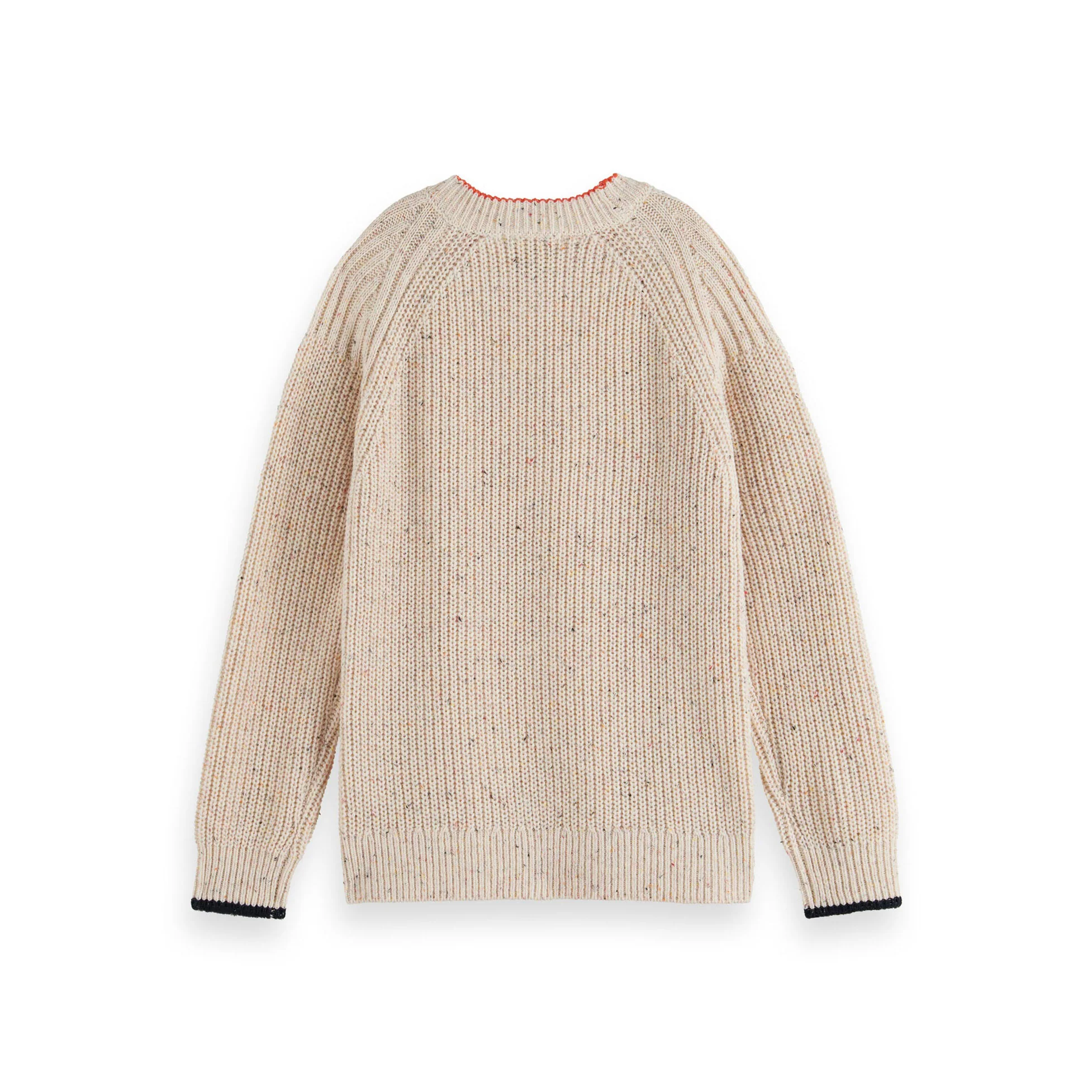 Scotch Shrunk Ecru Rib Knit Pullover - Image 3