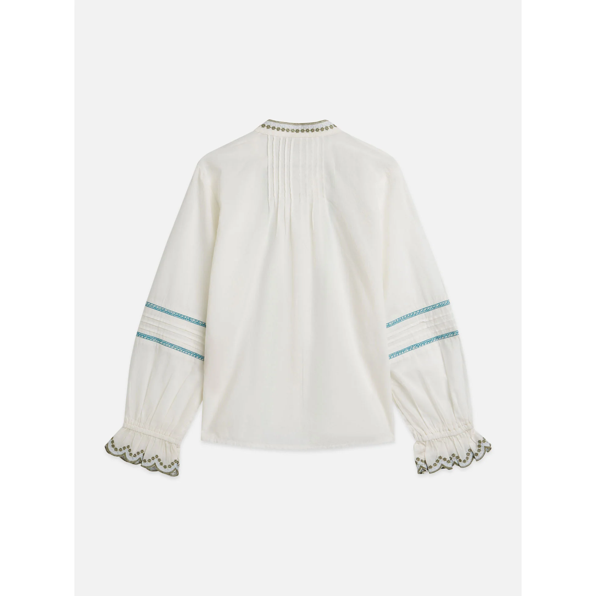 Scotch Shrunk Eggnog Embroidered Cuff Shirt - Image 3