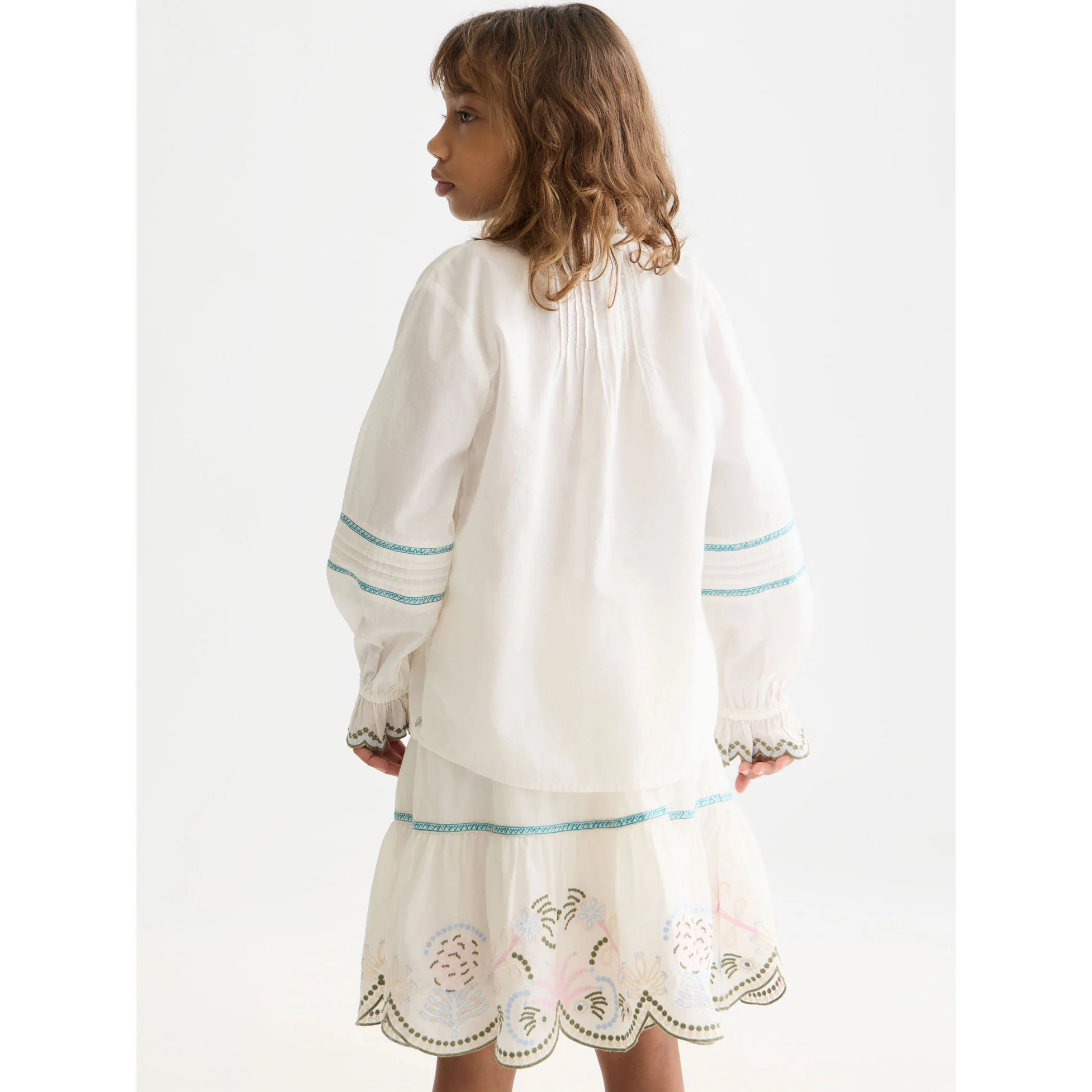 Scotch Shrunk Eggnog Embroidered Cuff Shirt - Image 4