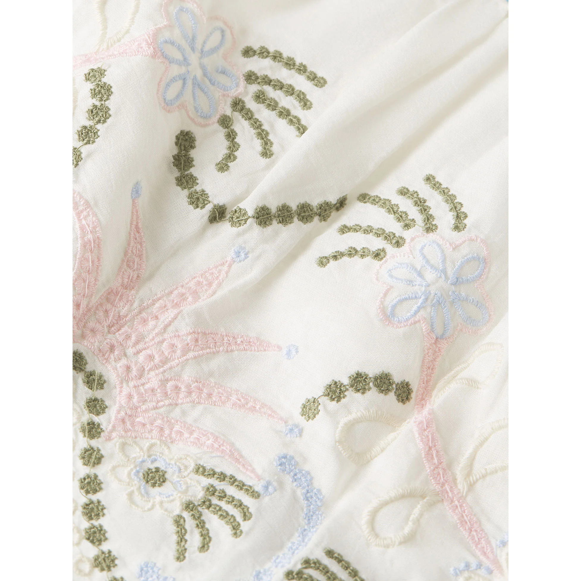 Scotch Shrunk Eggnog Embroidered Hem Skirt - Image 5
