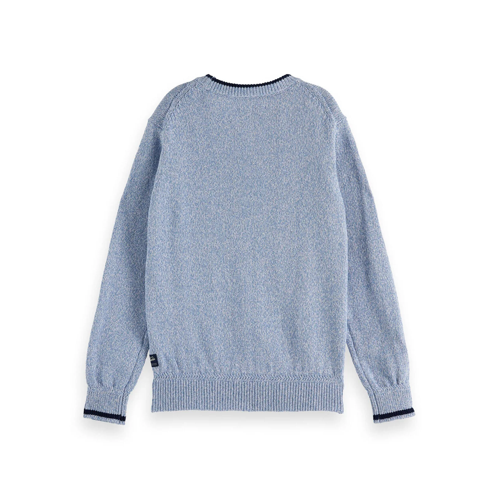 Scotch Shrunk Faded Denim Melange Melange Pullover - Image 2