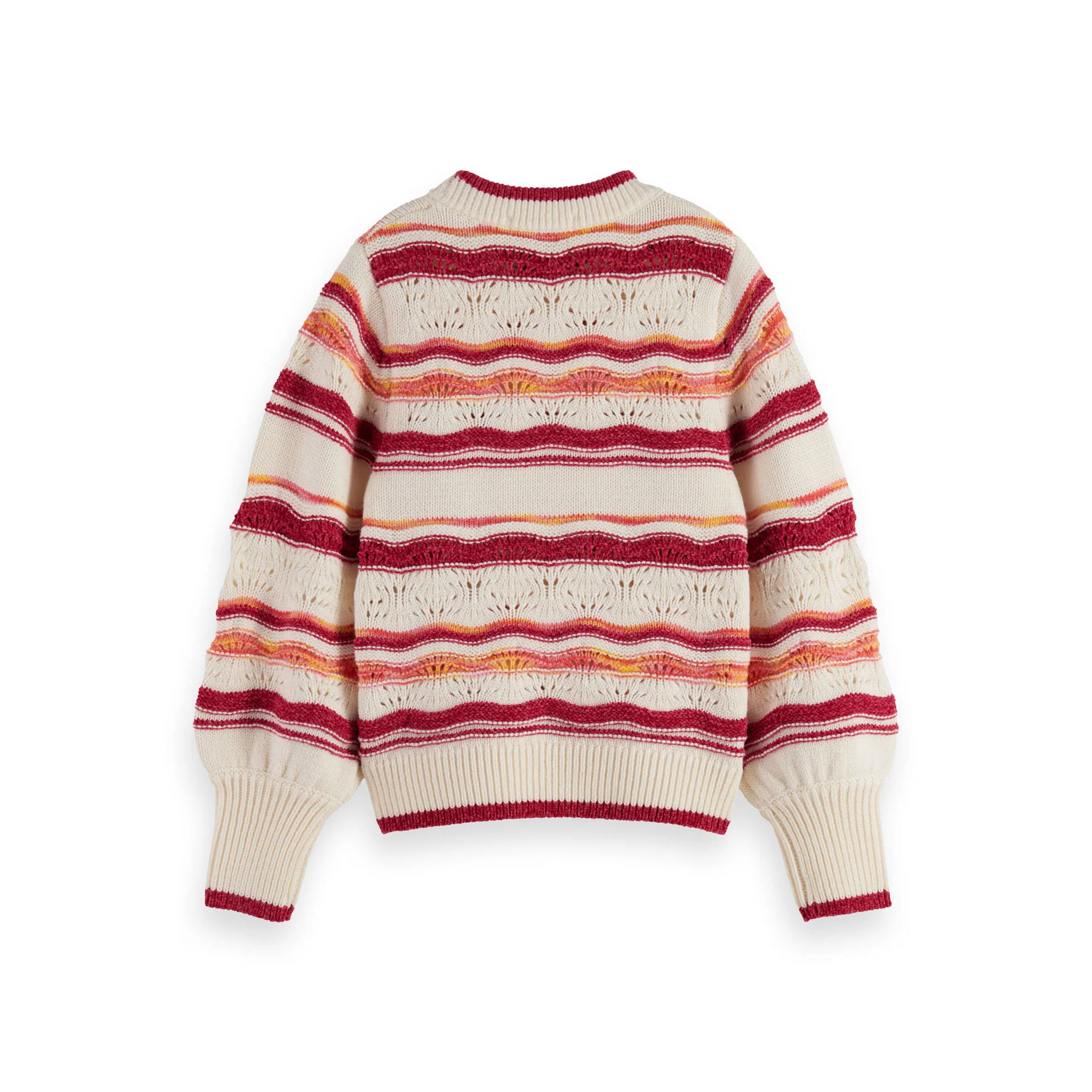 Scotch Shrunk Fluffy Multi Stripe Pullover - Image 3