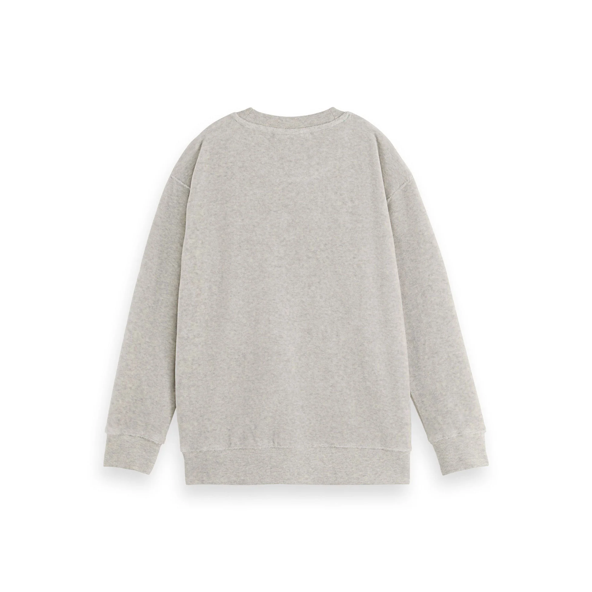 Scotch Shrunk Grey Towelling Sweatshirt - Image 2