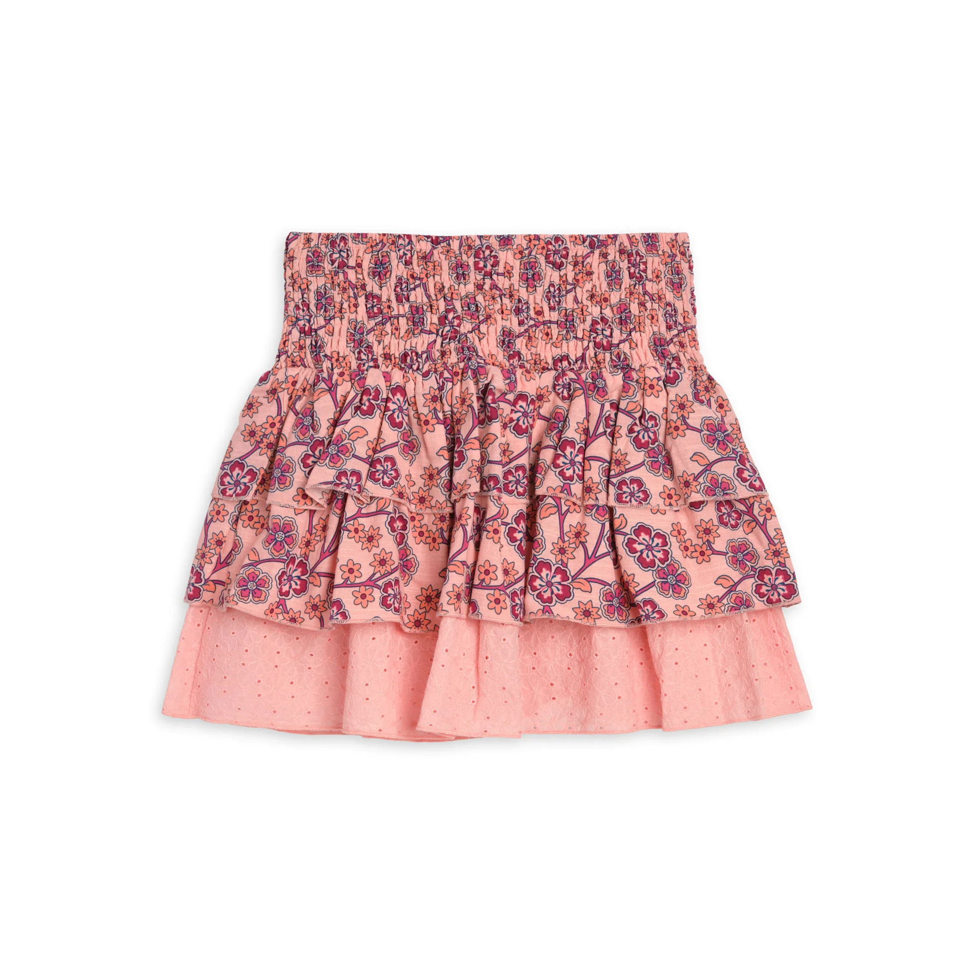 Scotch Shrunk Impatiens Pink Smocked Skirt - Image 2