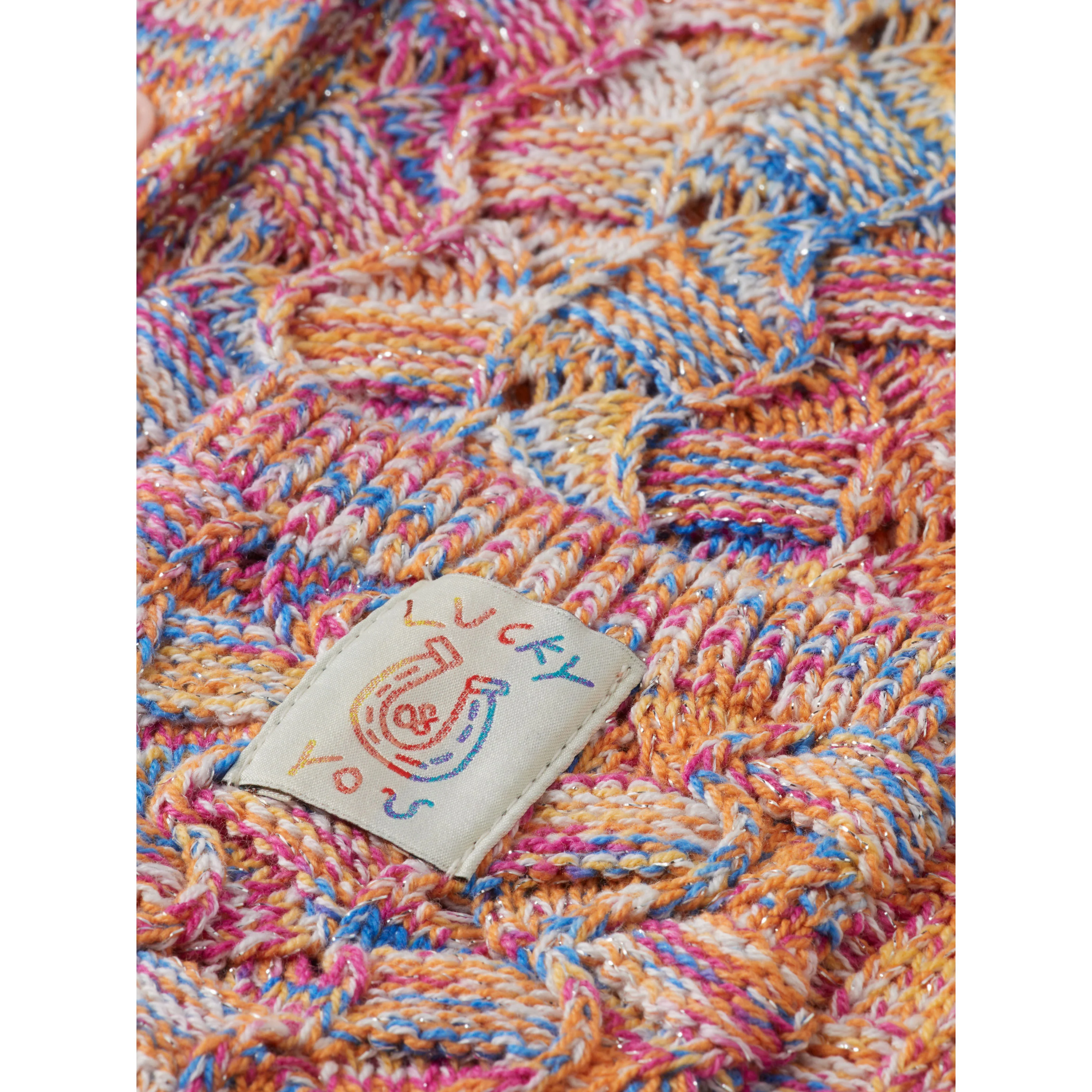Scotch Shrunk Multicolor Oversized Cardigan - Image 3