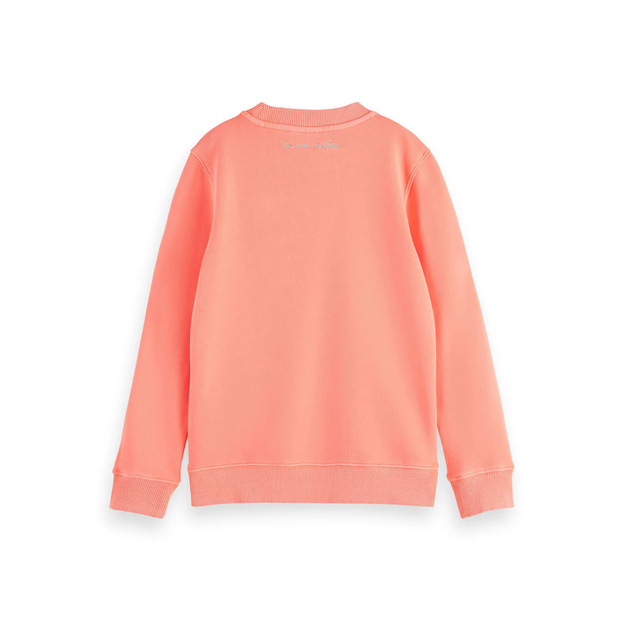 Scotch Shrunk  Neon Coral Classic  Sweatshirt - Image 2
