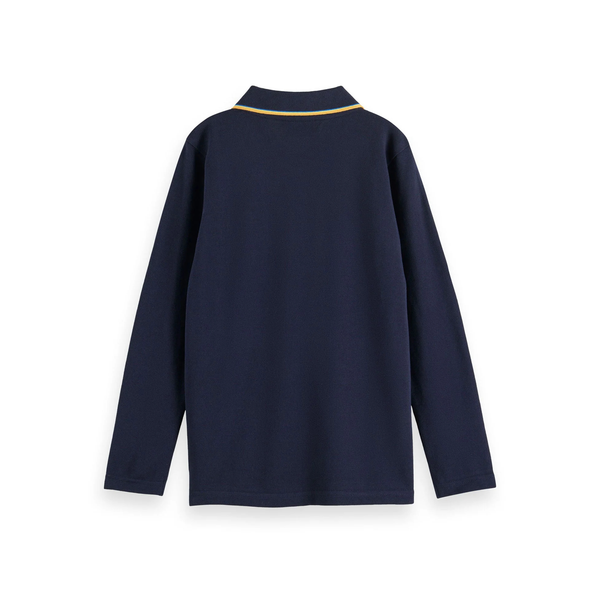 Scotch Shrunk Night Long Sleeve Polo With Tipping - Image 2