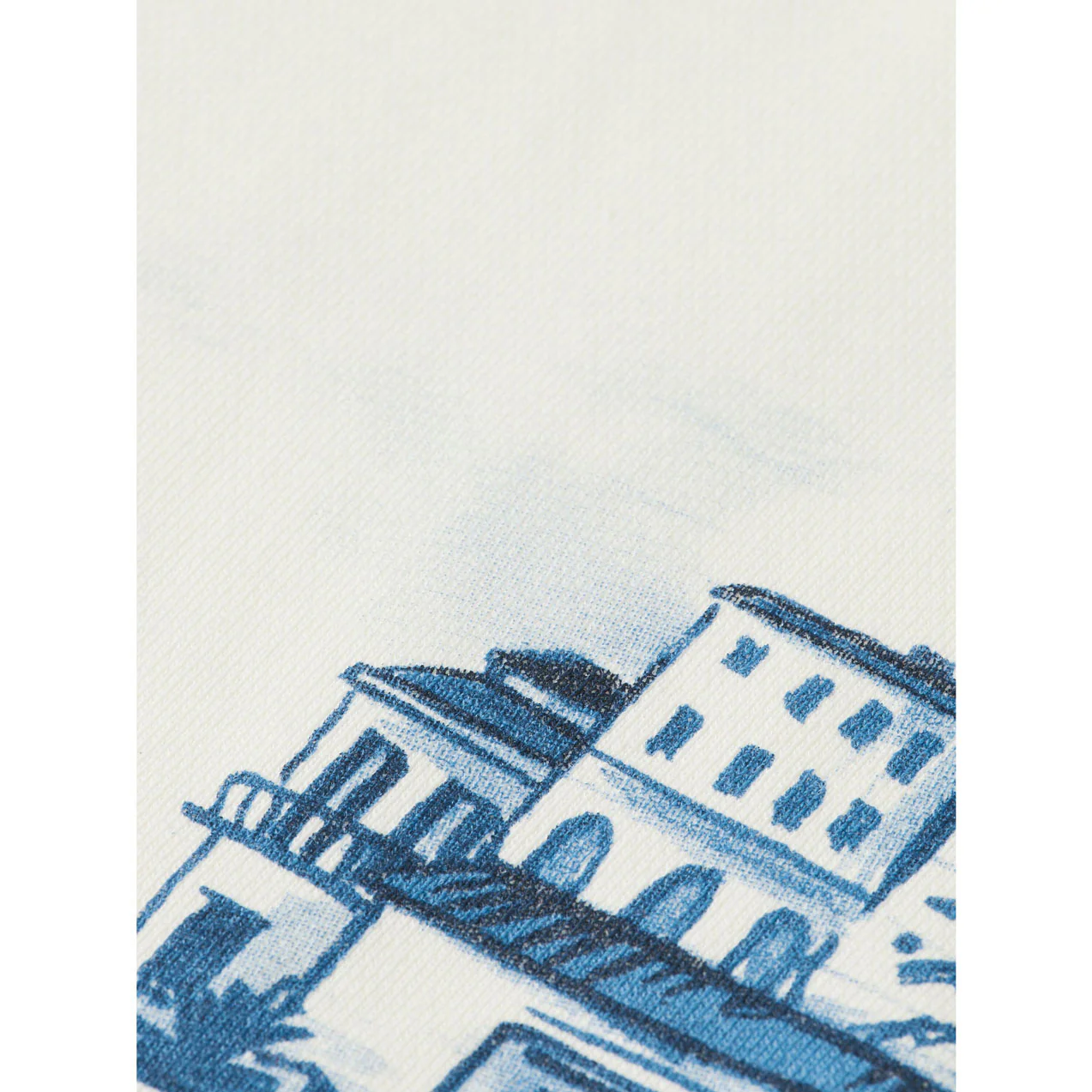 Scotch Shrunk Off White Artwork Relaxed Sweatshirt - Image 3