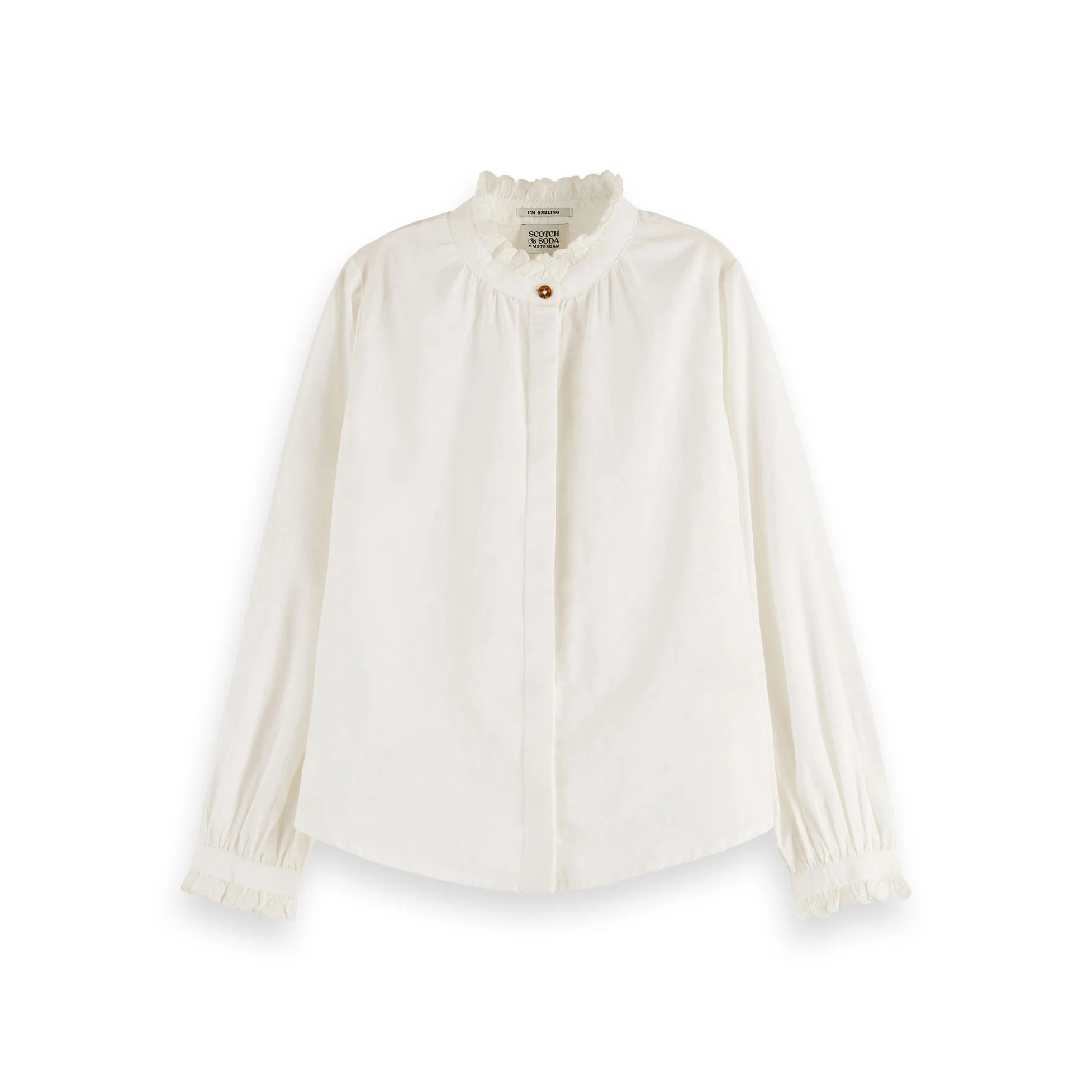 Scotch Shrunk Off White Soft Shirt