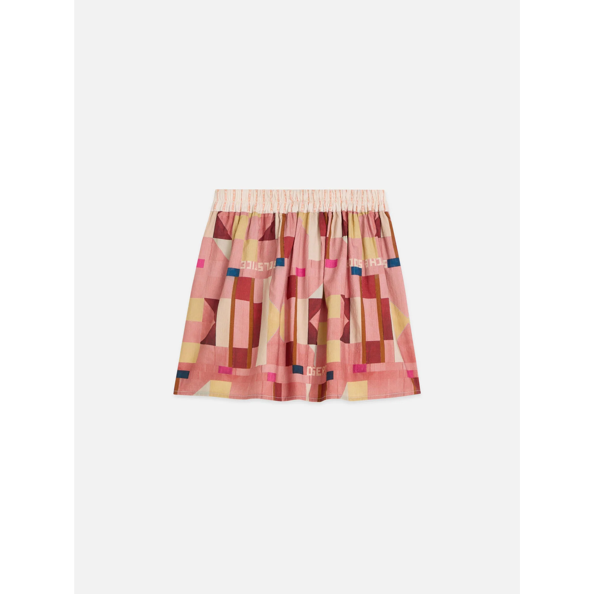 Scotch Shrunk Patchwork Canyon Clay Seersucker Skirt - Image 3