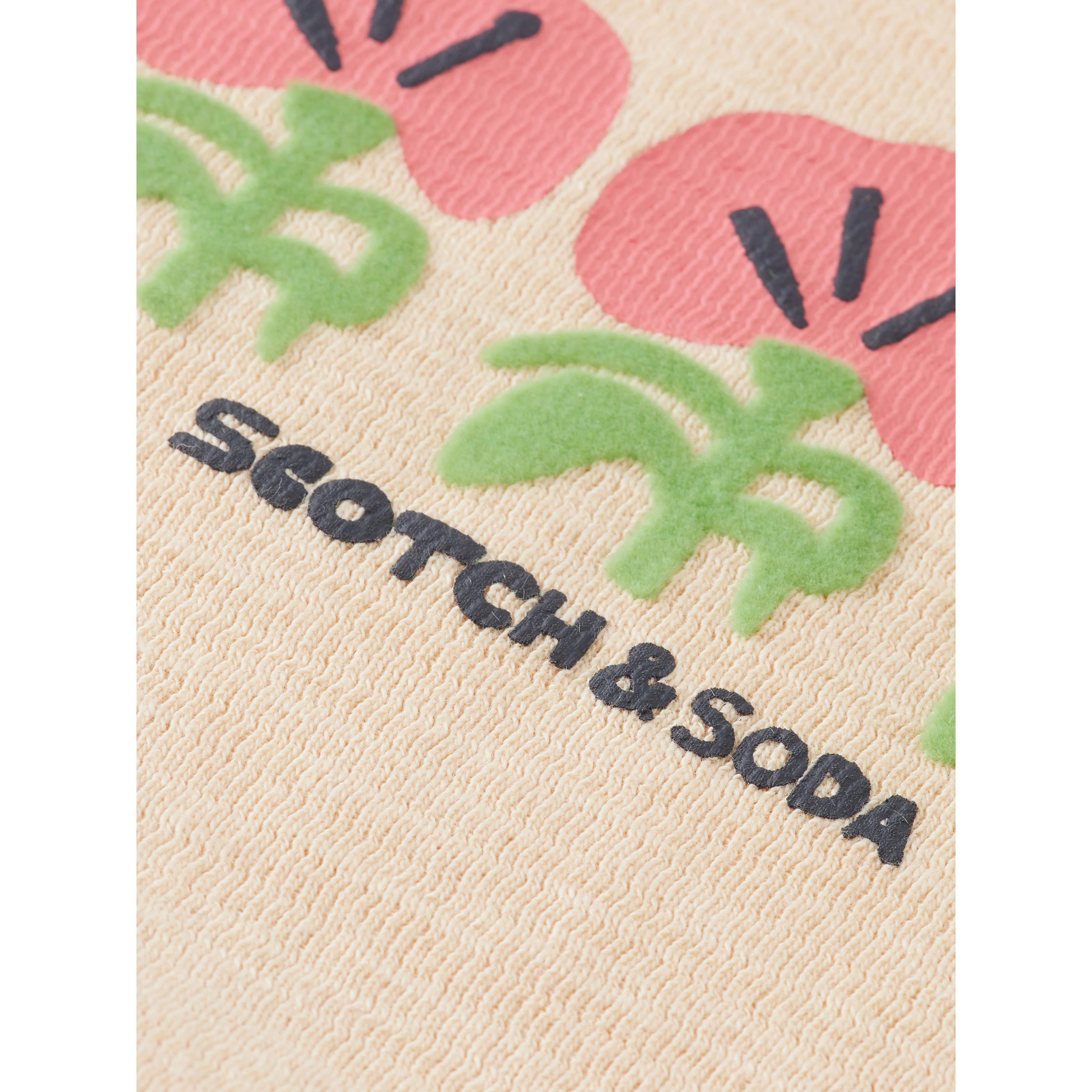 Scotch Shrunk Powder Peach Artwork Crewneck - Image 3