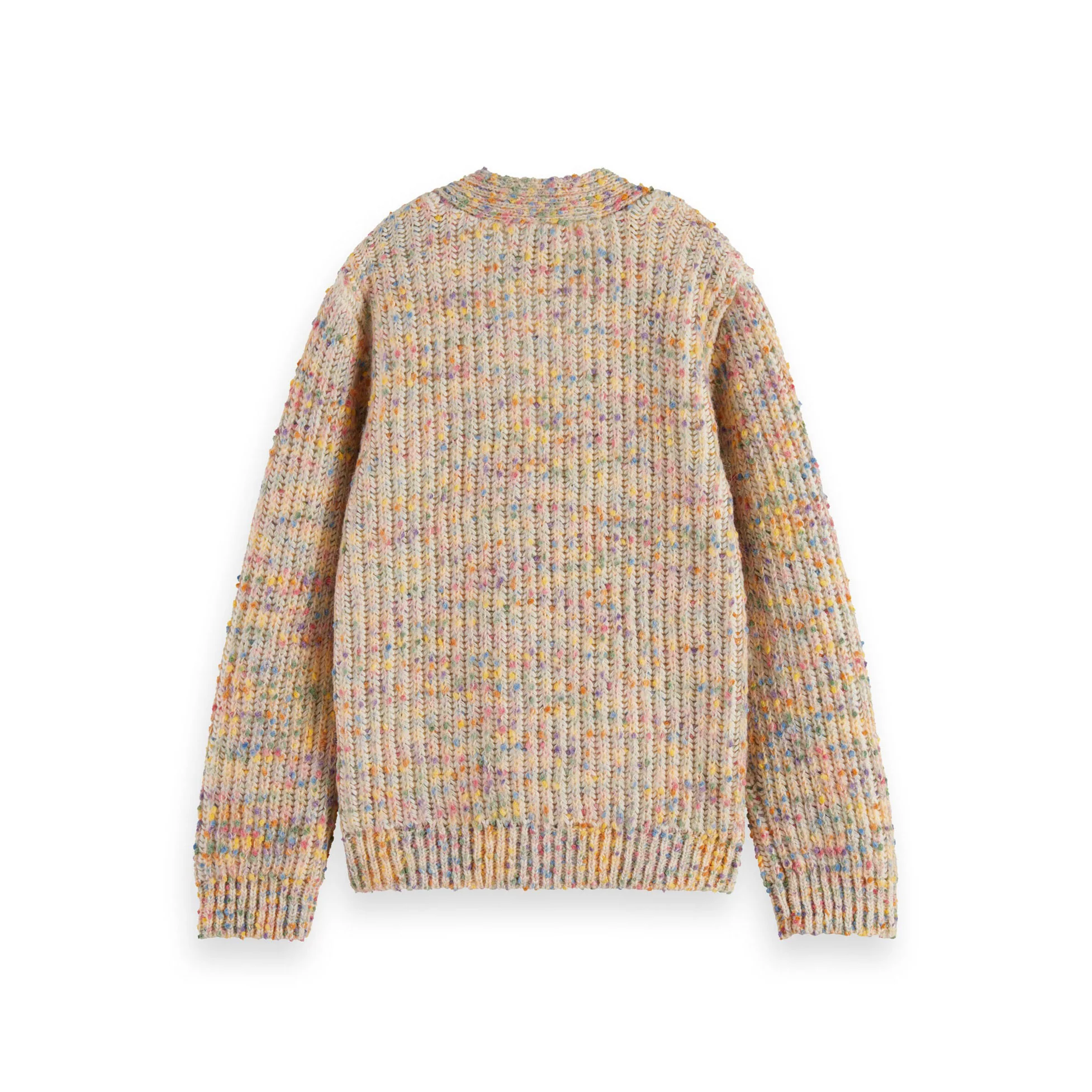 Scotch Shrunk Rainbow Yarn Cardigan - Image 3