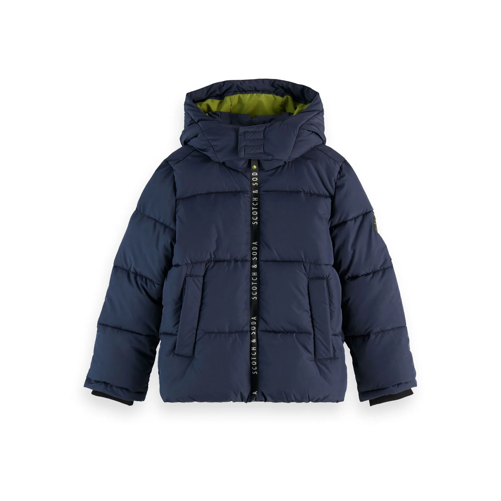 Scotch Shrunk Sky Captain Hooded Puffer Jacket