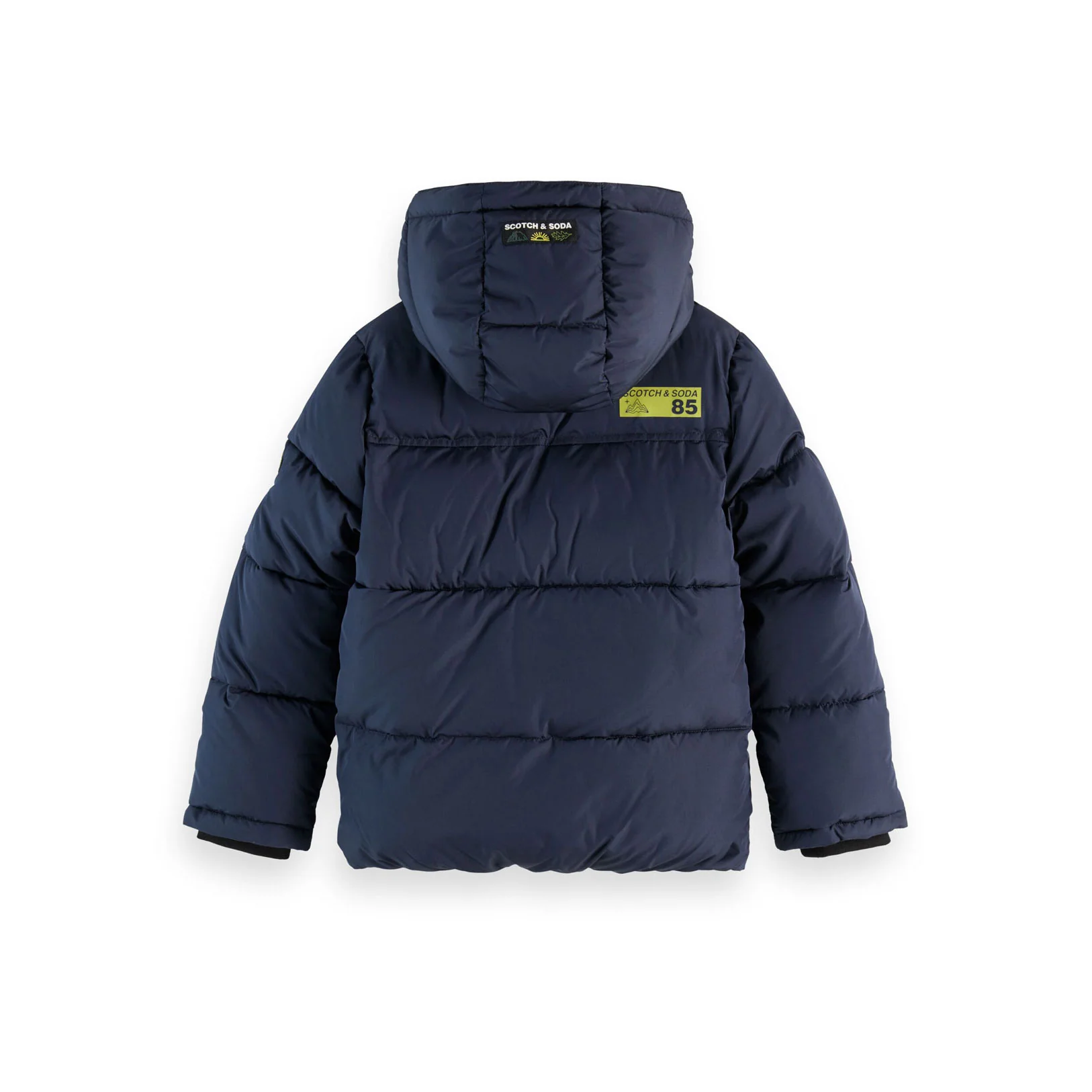 Scotch Shrunk Sky Captain Hooded Puffer Jacket - Image 2