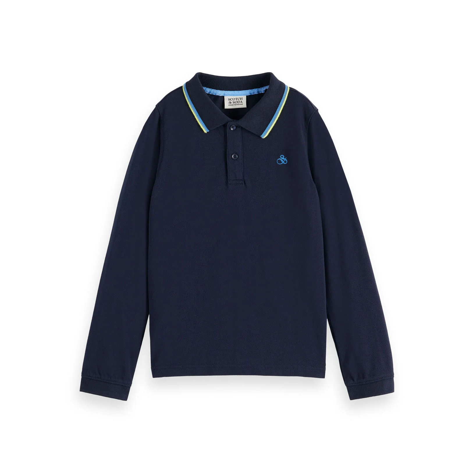 Scotch Shrunk Sky Captain Pique Polo