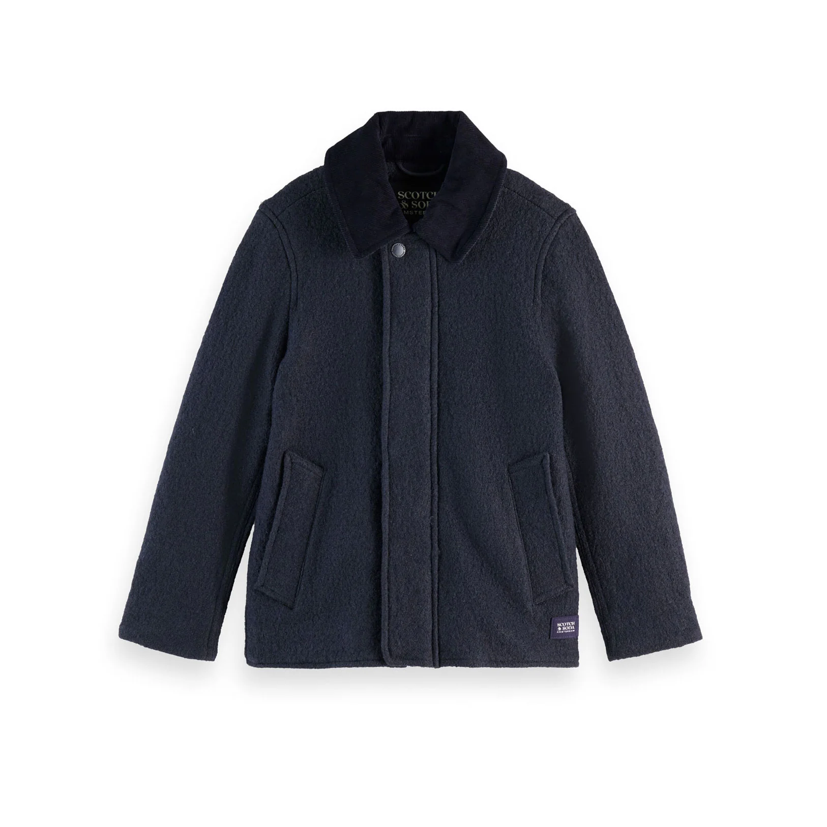 Scotch Shrunk Sky Captain Wool-Blend Overcoat