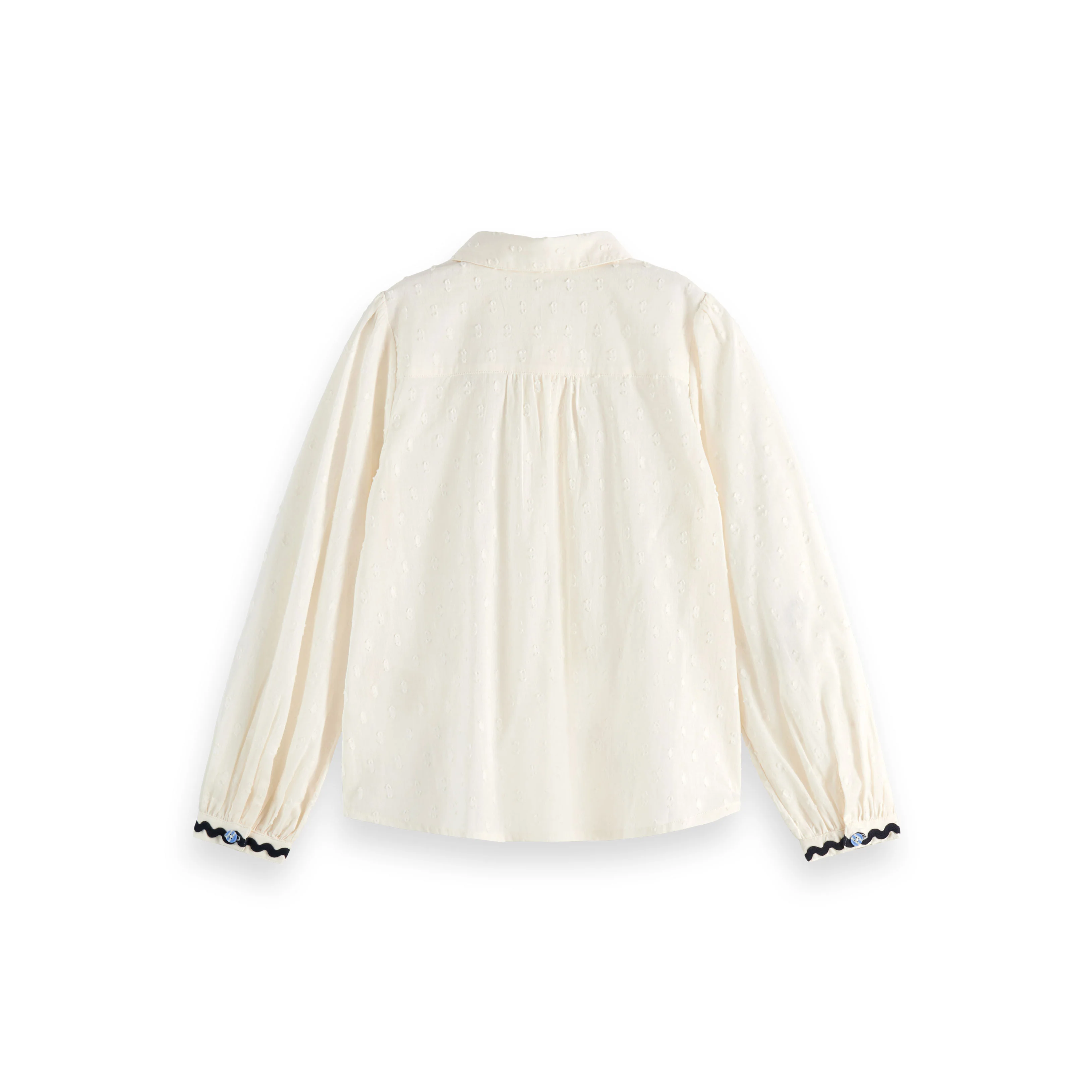 Scotch Shrunk Soft Ice Embroidered Summer Blouse - Image 2