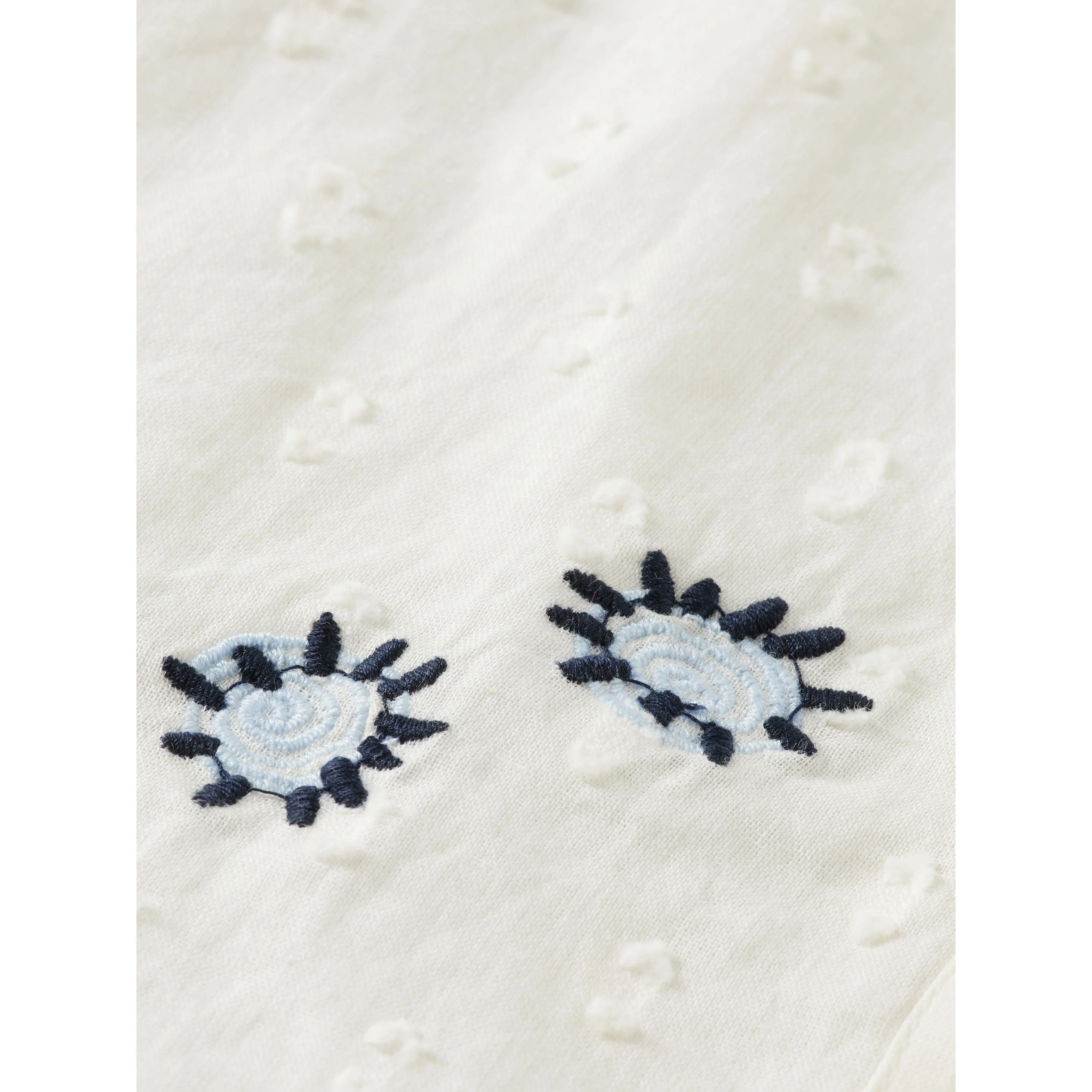 Scotch Shrunk Soft Ice Embroidered Summer Blouse - Image 3