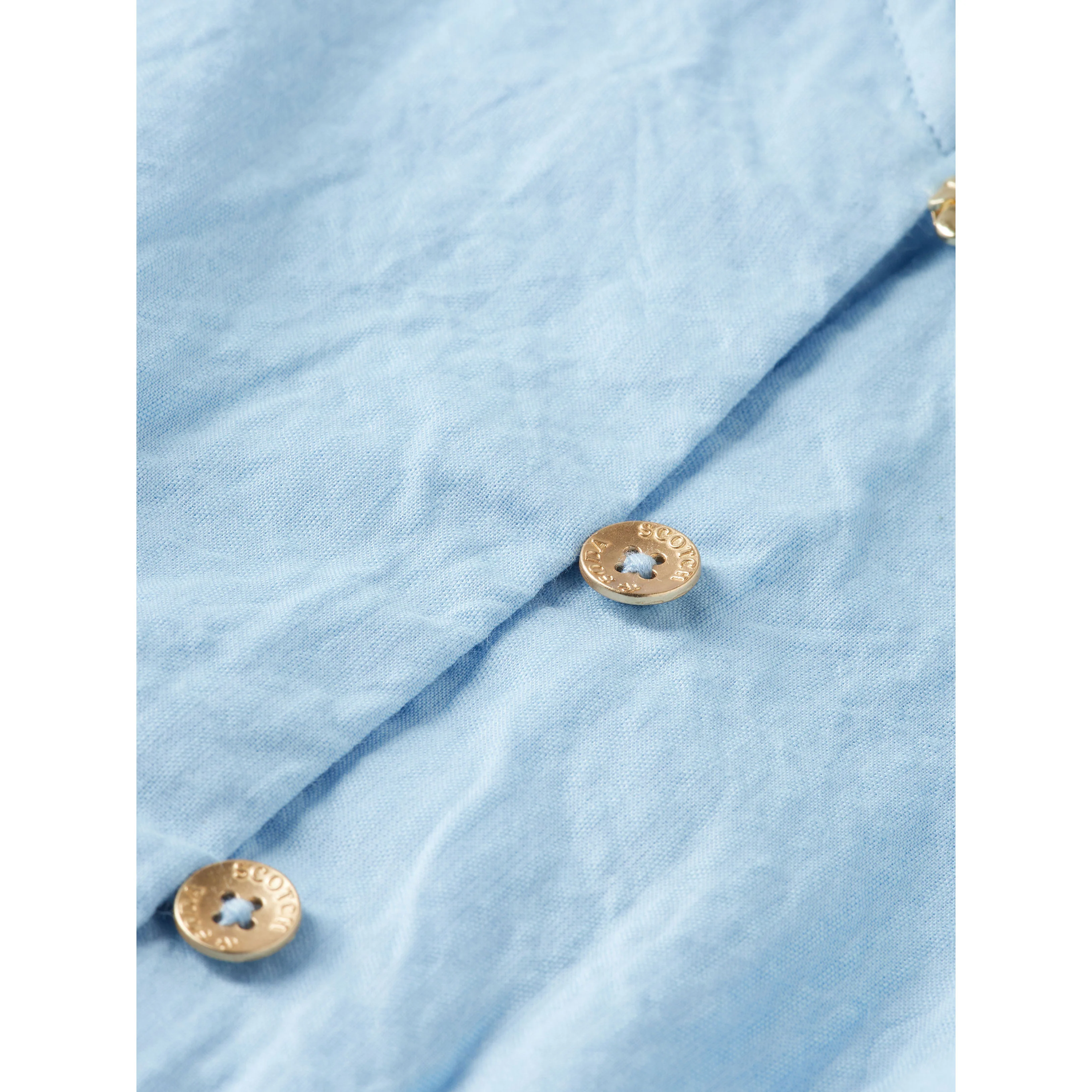 Scotch Shrunk Spring Blue Midi Dress - Image 3