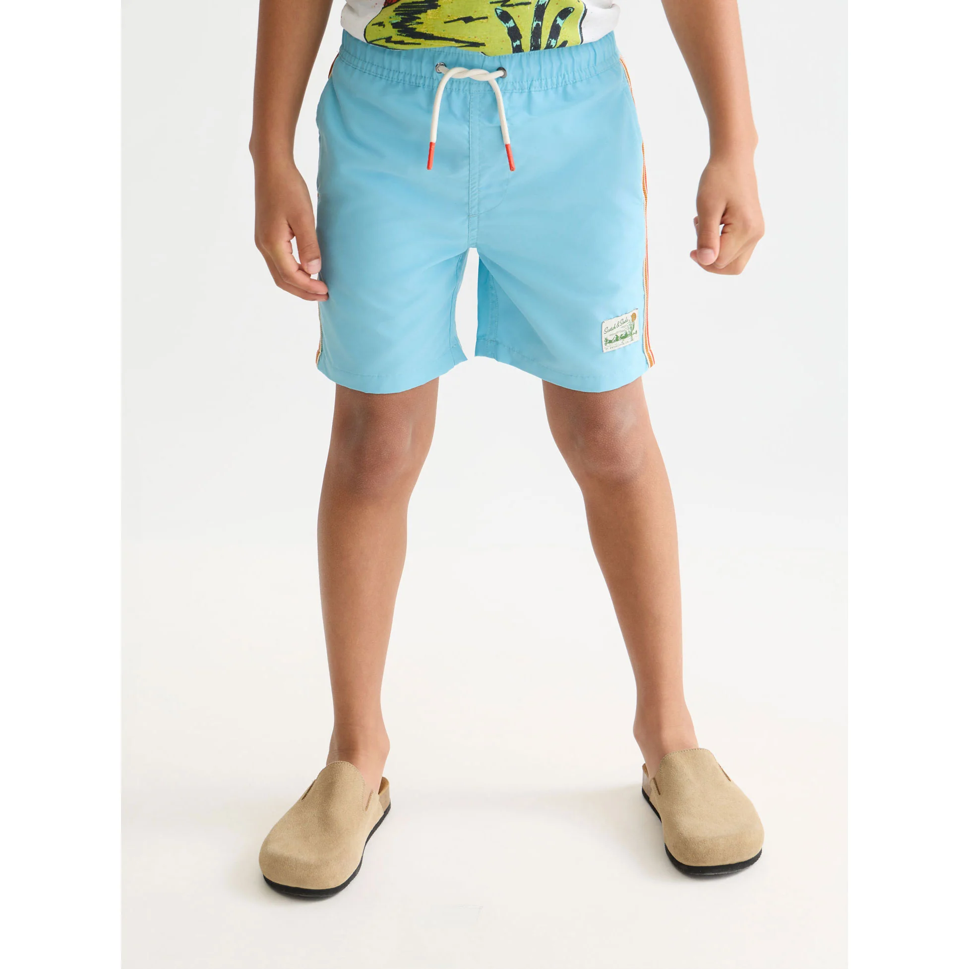 Scotch Shrunk Suns Milky Blue Swim Shorts - Image 2