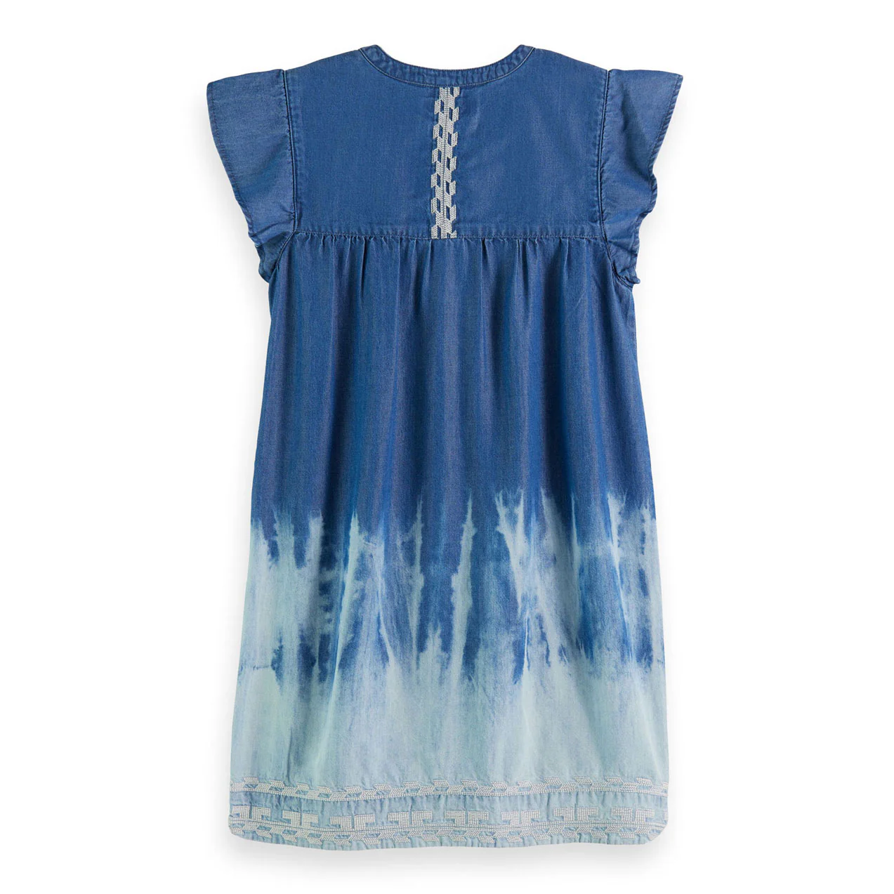 Scotch Shrunk Washed Indigo Short Sleeve Dress - Image 2