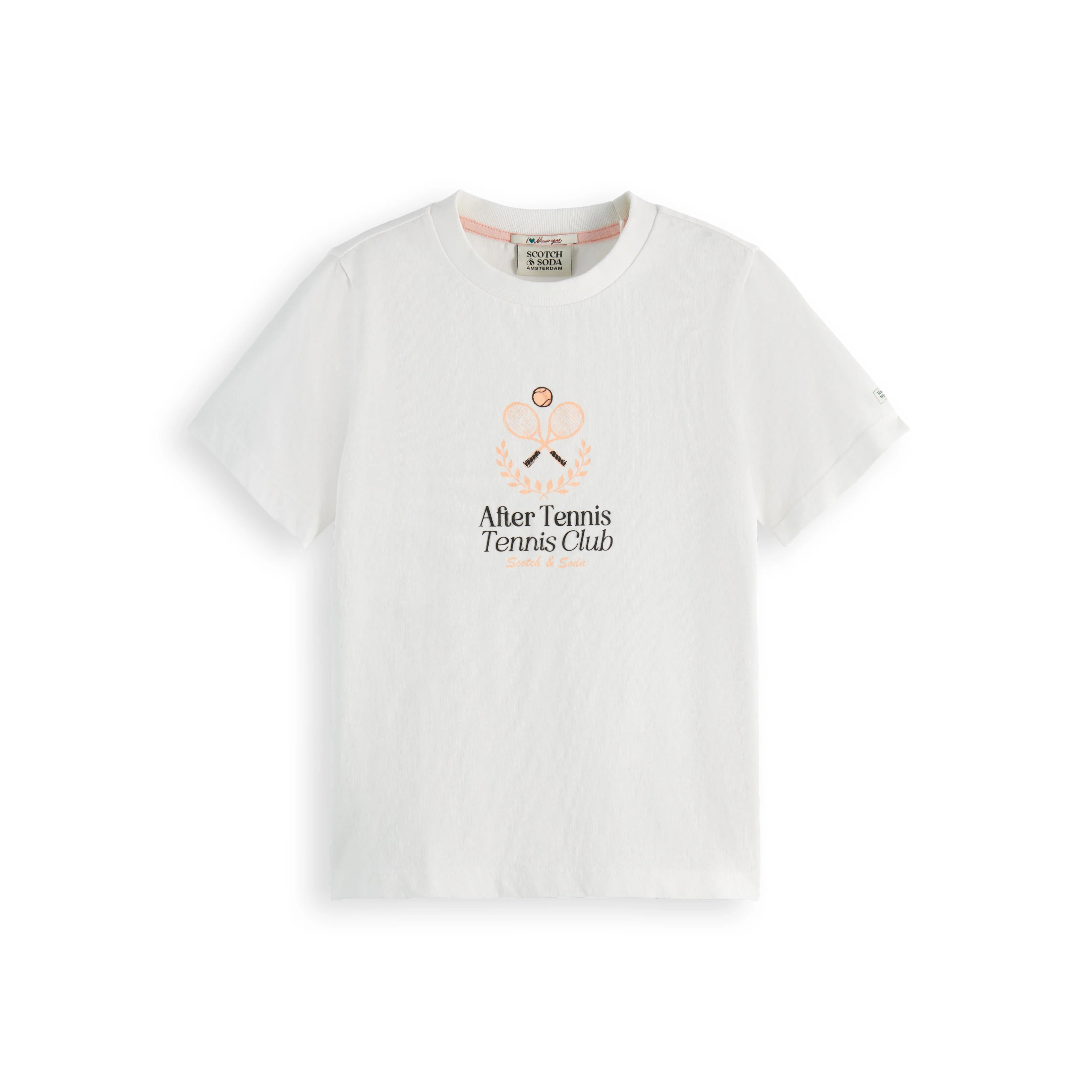 Scotch Shrunk White Artwork T-Shirt