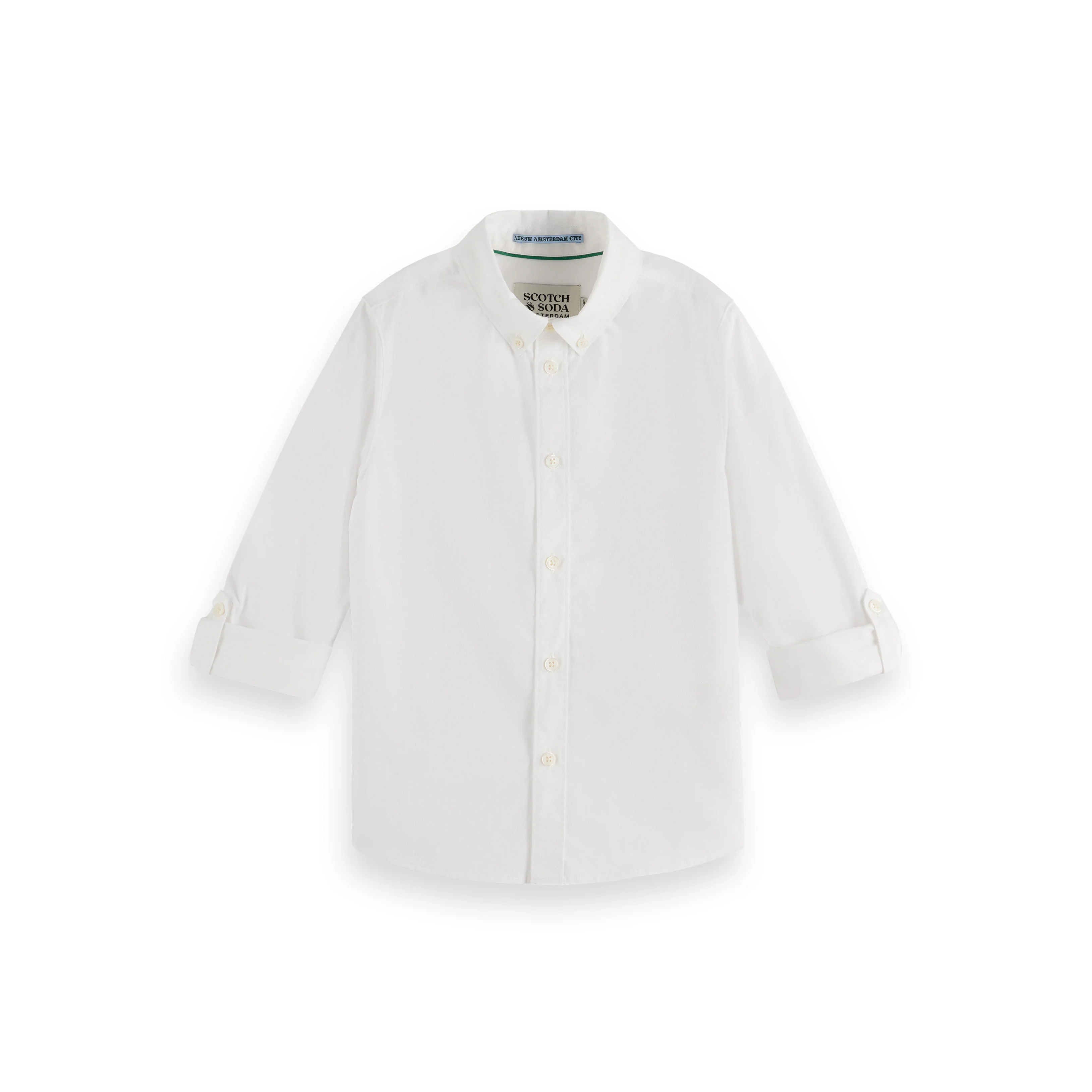 Scotch Shrunk White Occasional Dobby Shirt