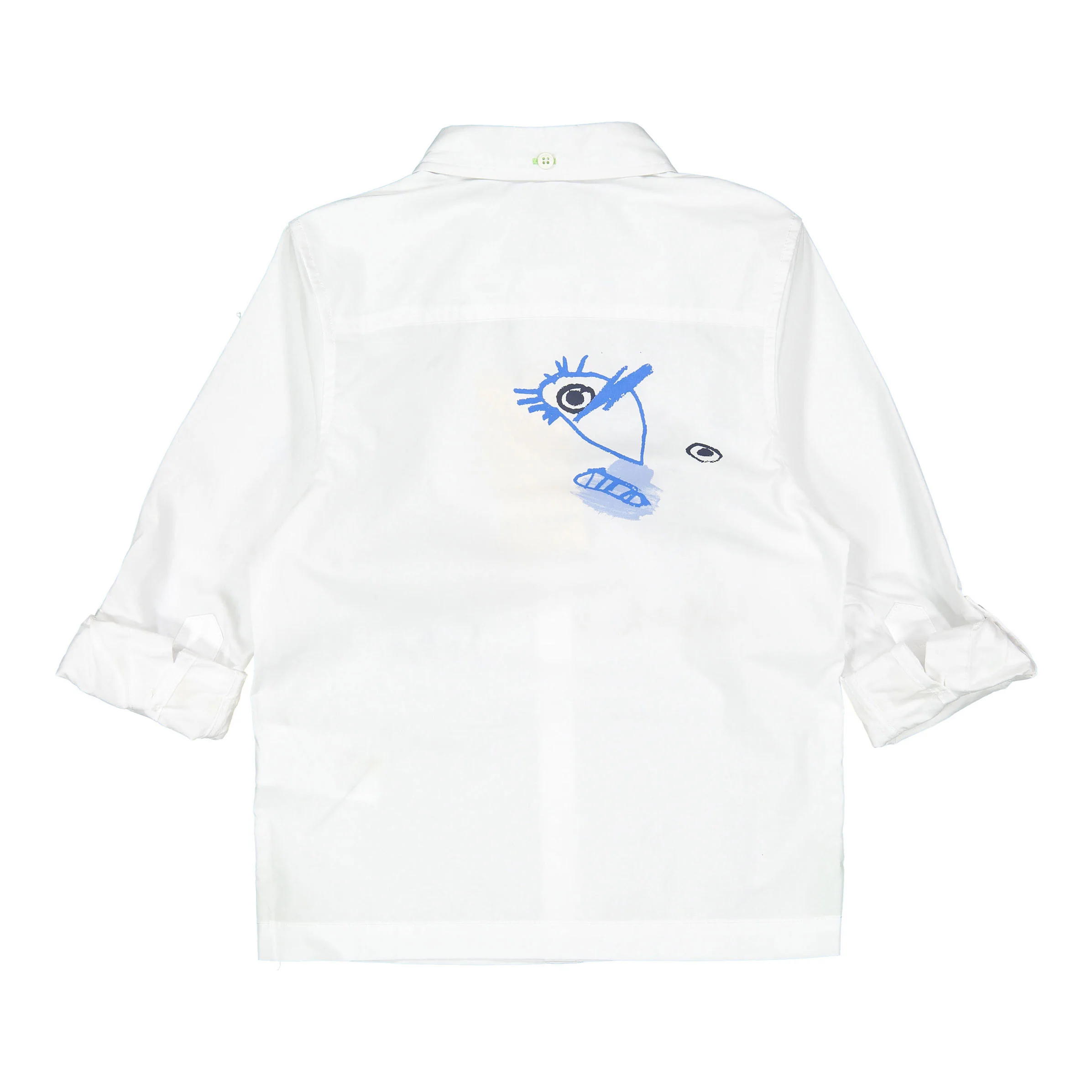 Scotch Shrunk White Placed Artwork Shirt - Image 2