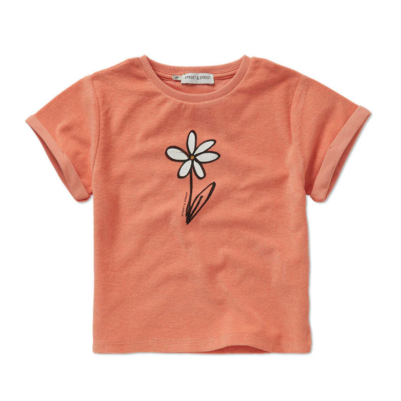 Sproet and Sprout Blush Daisy Terry Tee