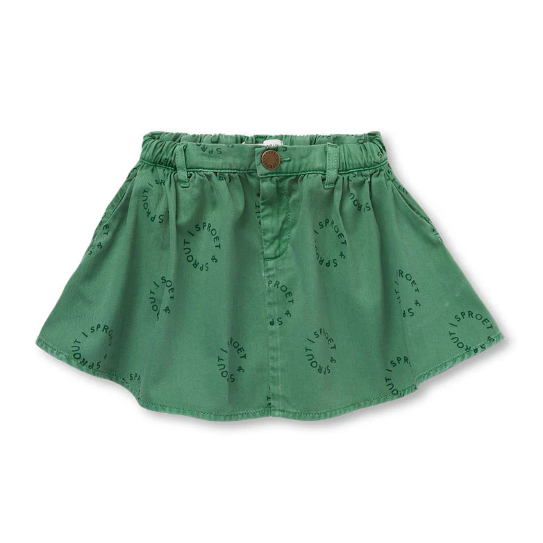 Sproet and Sprout Evergreen Denim Skirt