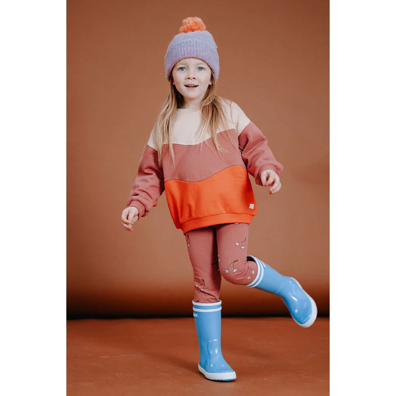 Sproet and Sprout Mauve Colorblock Sweatshirt - Image 2