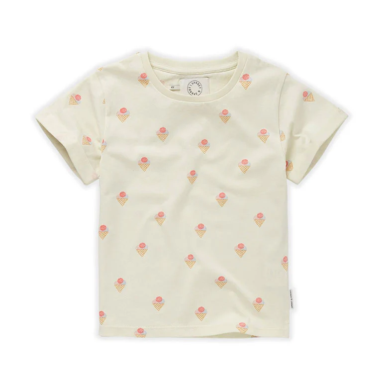 Sproet and Sprout Pear T- Shirt- Ice Cream Print