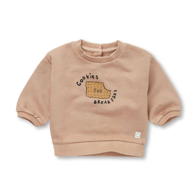 Sproet and Sprout Praline Cookie Baby Sweatshirt
