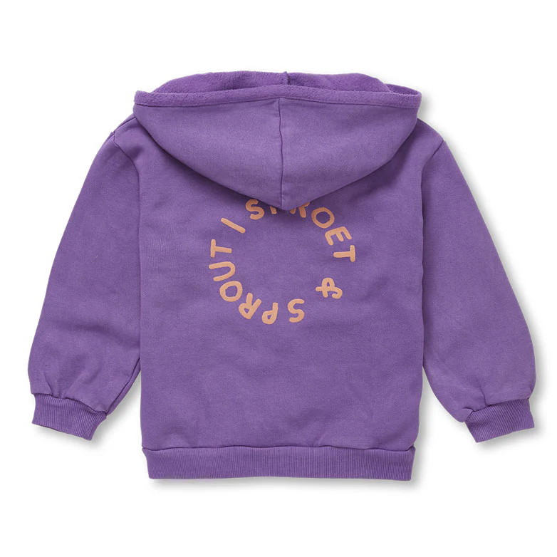 Sproet and Sprout Purple Sproet Hooded Zip Up - Image 3