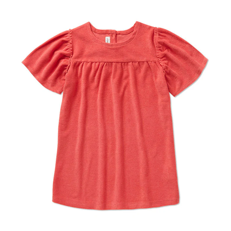 Sproet and Sprout Rose Petal Terry Poppy Dress