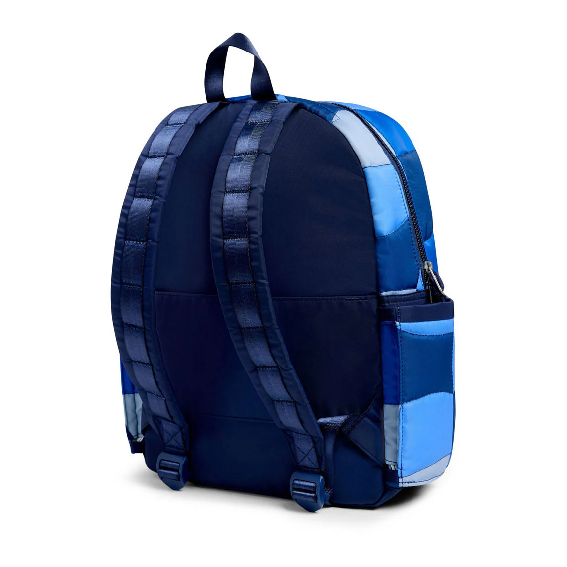 State Bags Blue Puffer Check Kane Backpack - Image 3