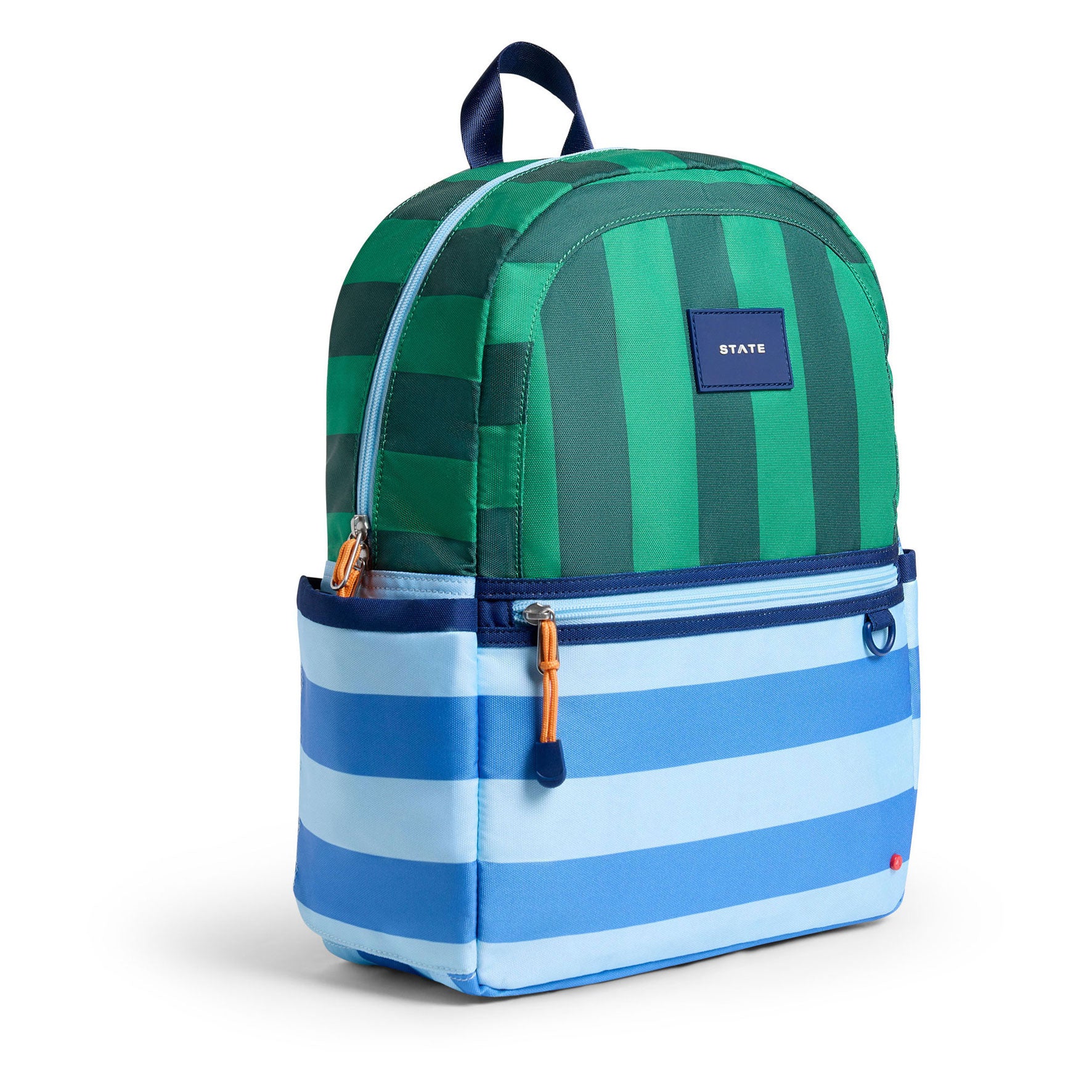 State Bags Blue Stripes Kane Backpack - Image 2