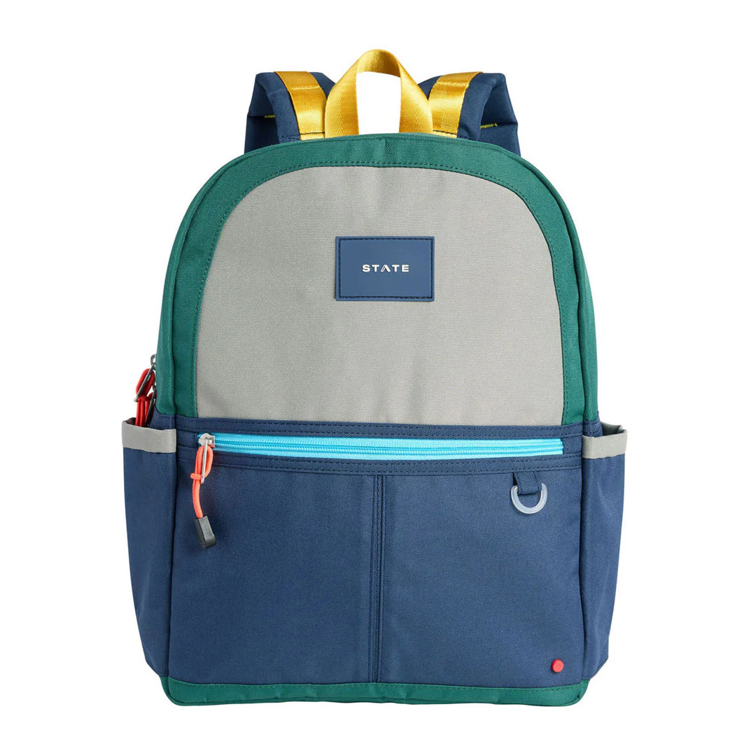 State Bags Green/Navy Kane Backpack