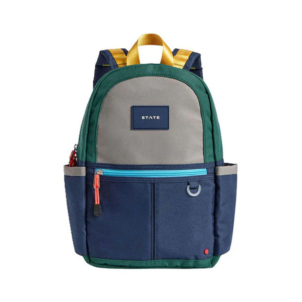 State Bags Green/Navy Kane Mini Backpack